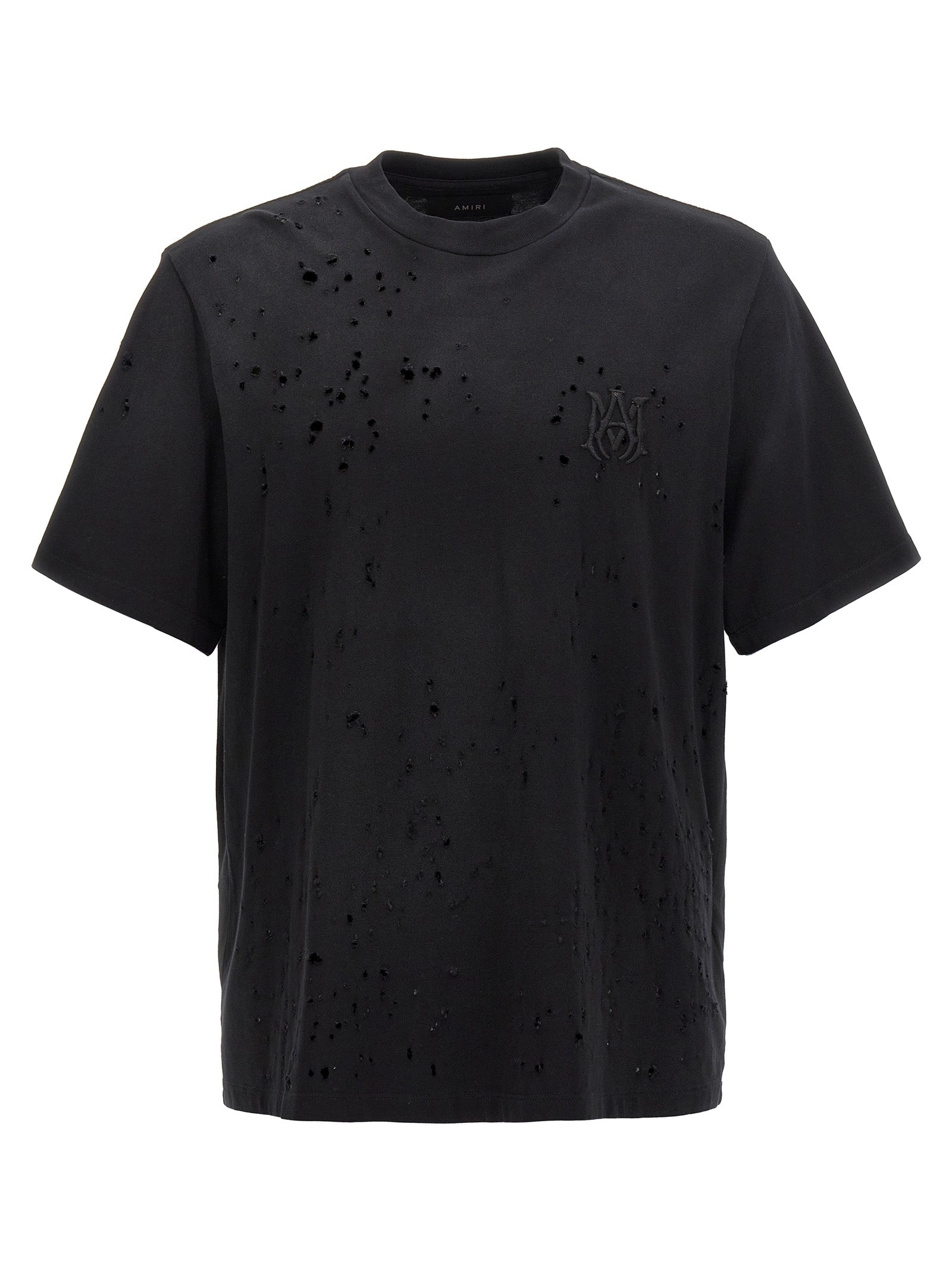 Amiri-Ma Shotgun T Shirt Nero-Uomo