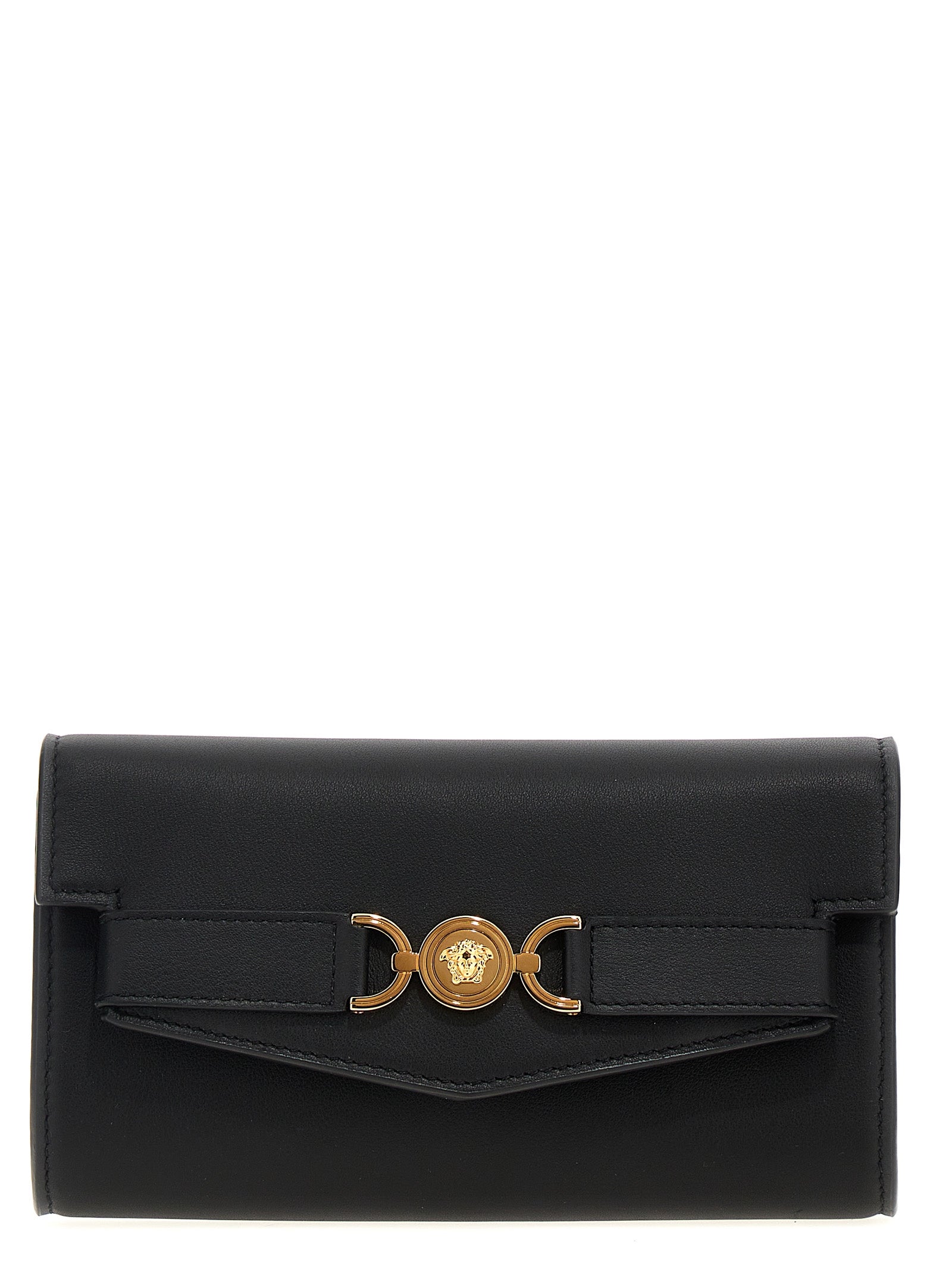 Versace-Medusa Portafogli Nero-Donna