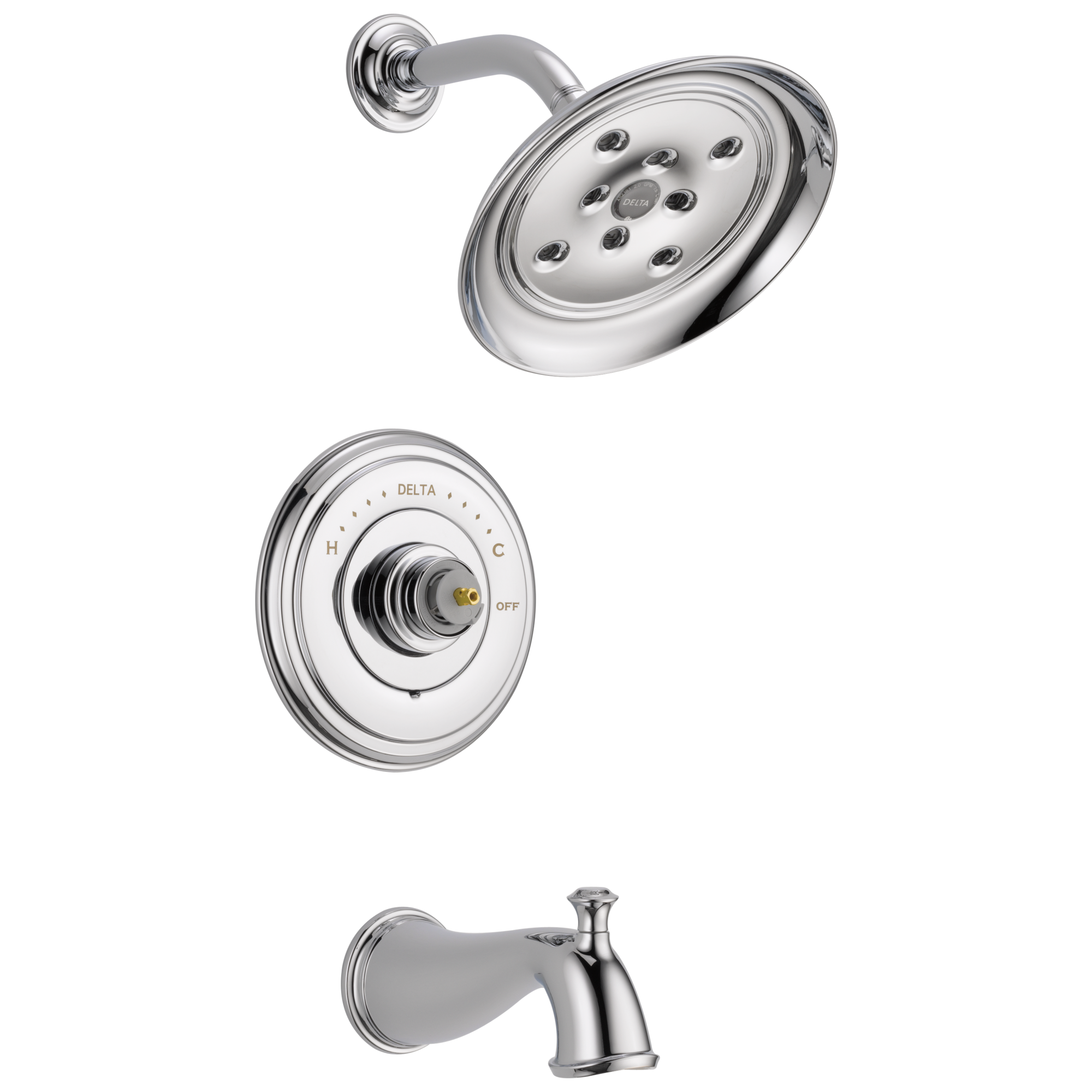 Delta Cassidy:T14497 Monitor 14 Series H2OKinetic Tub & Shower Trim - Less Handle