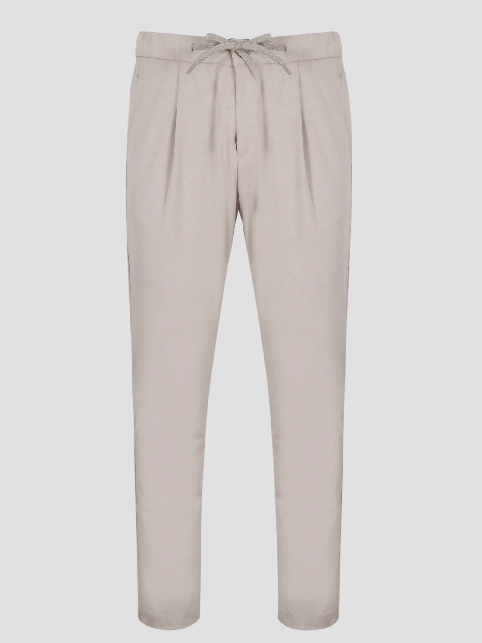 Herno-Suede effect resort trousers-Uomo