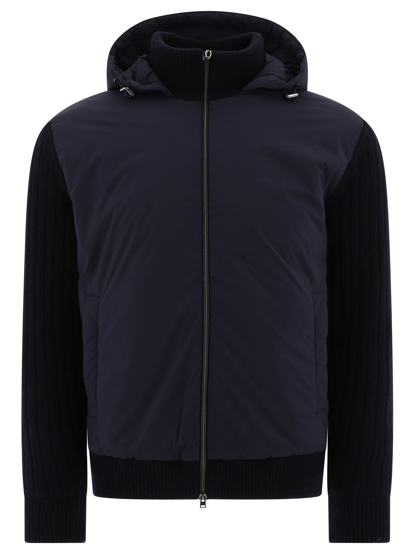 Herno-Tricot Down Jacket Giacche Blu-Uomo