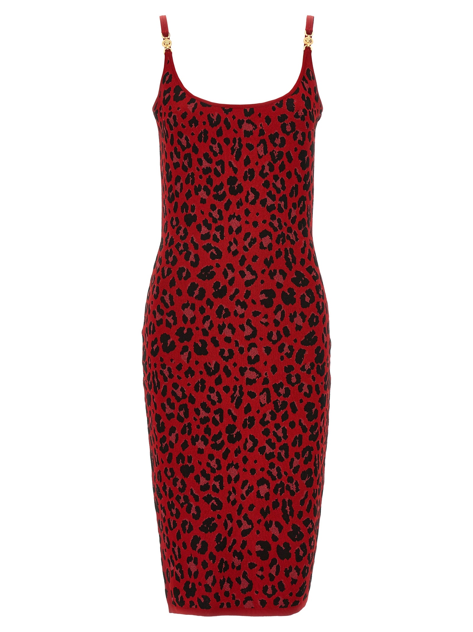 Versace-Medusa Abiti Rosso-Donna