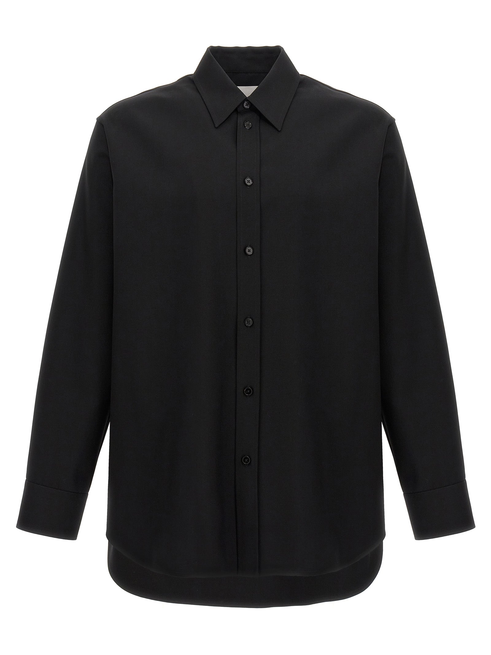 Jil Sander-01 Camicie Nero-Uomo