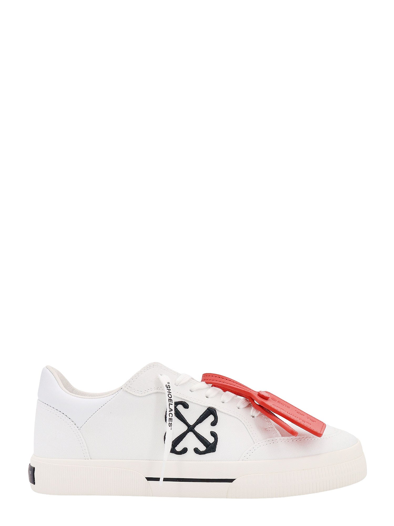 Off-White-Sneakers in canvas con iconica Zip Tie-Uomo