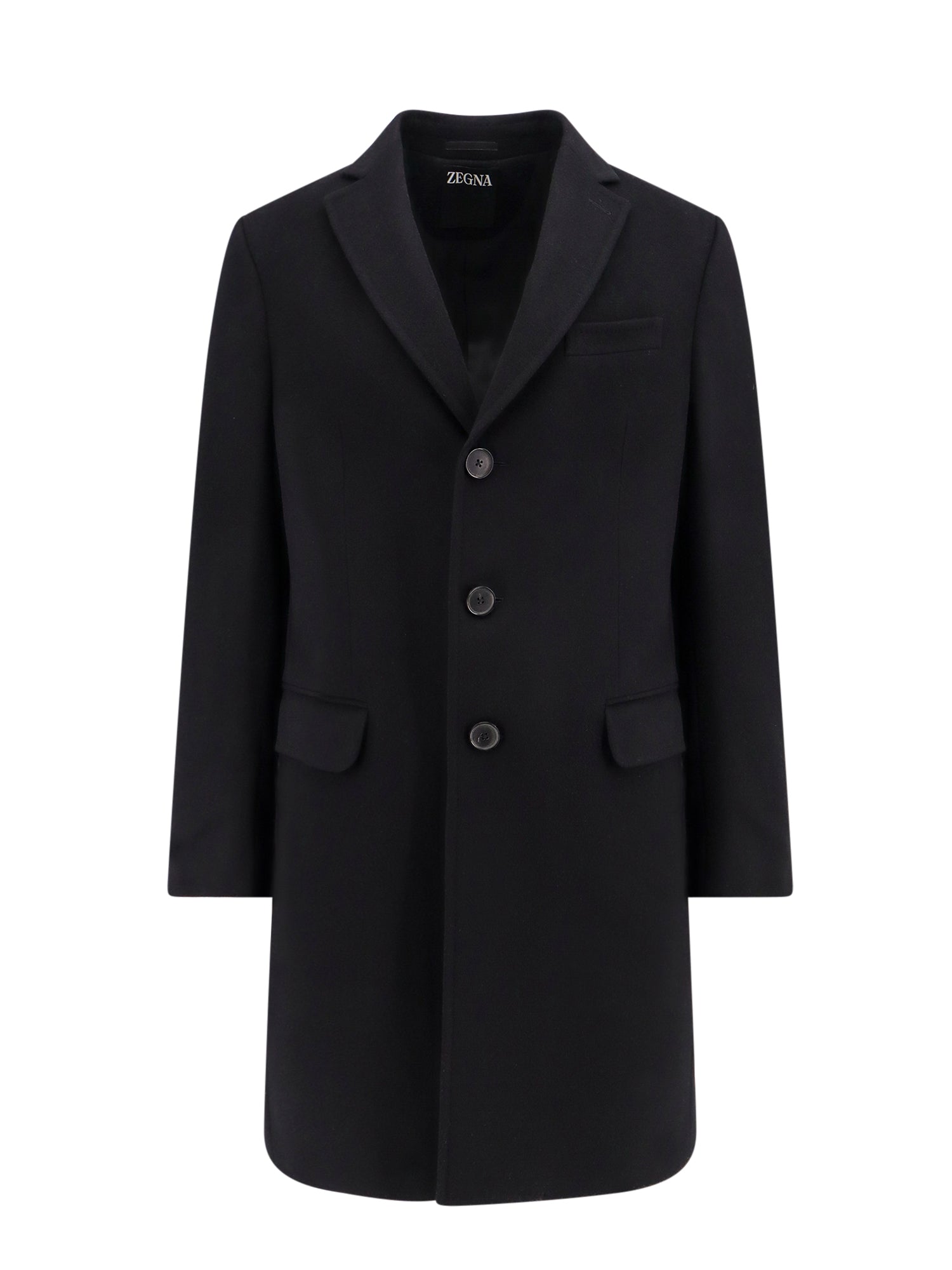 Zegna-Cappotto in lana e cashmere-Uomo