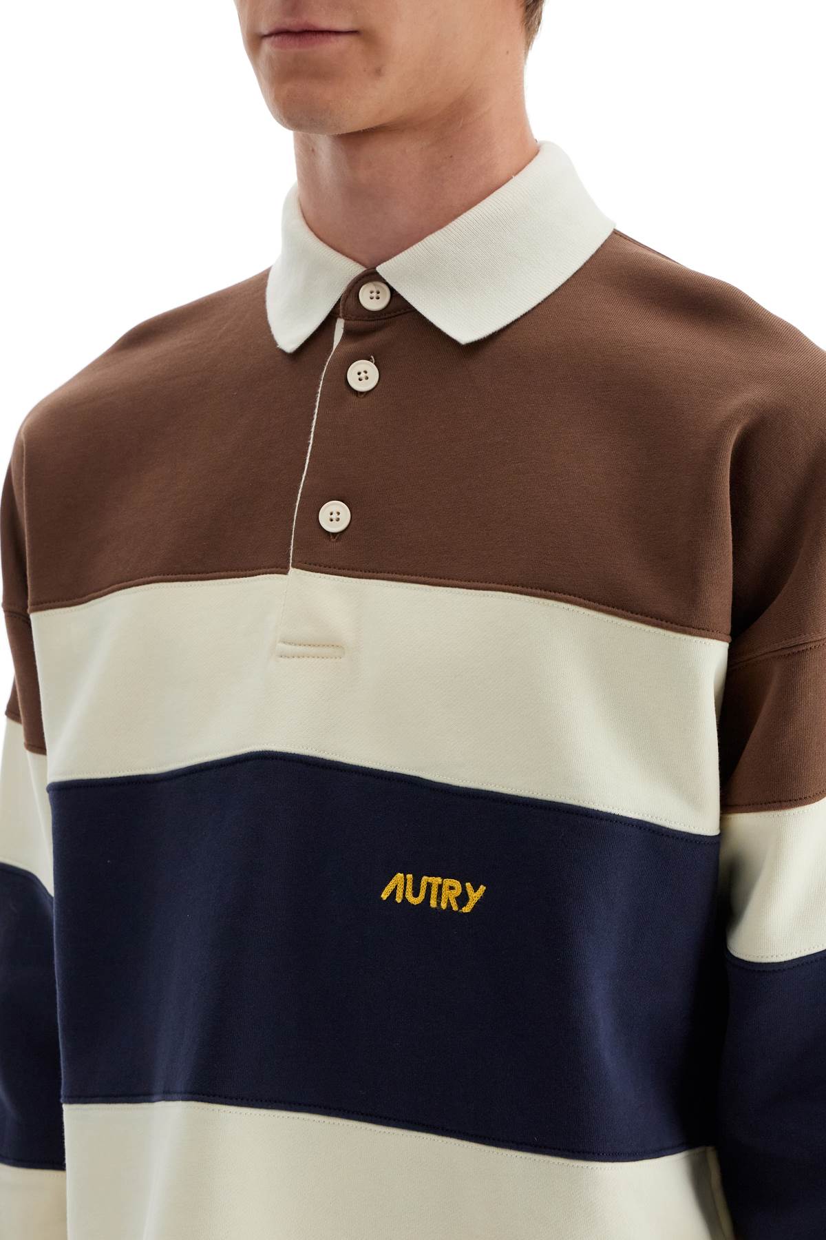 Autry-Felpa Polo Oversize-Uomo