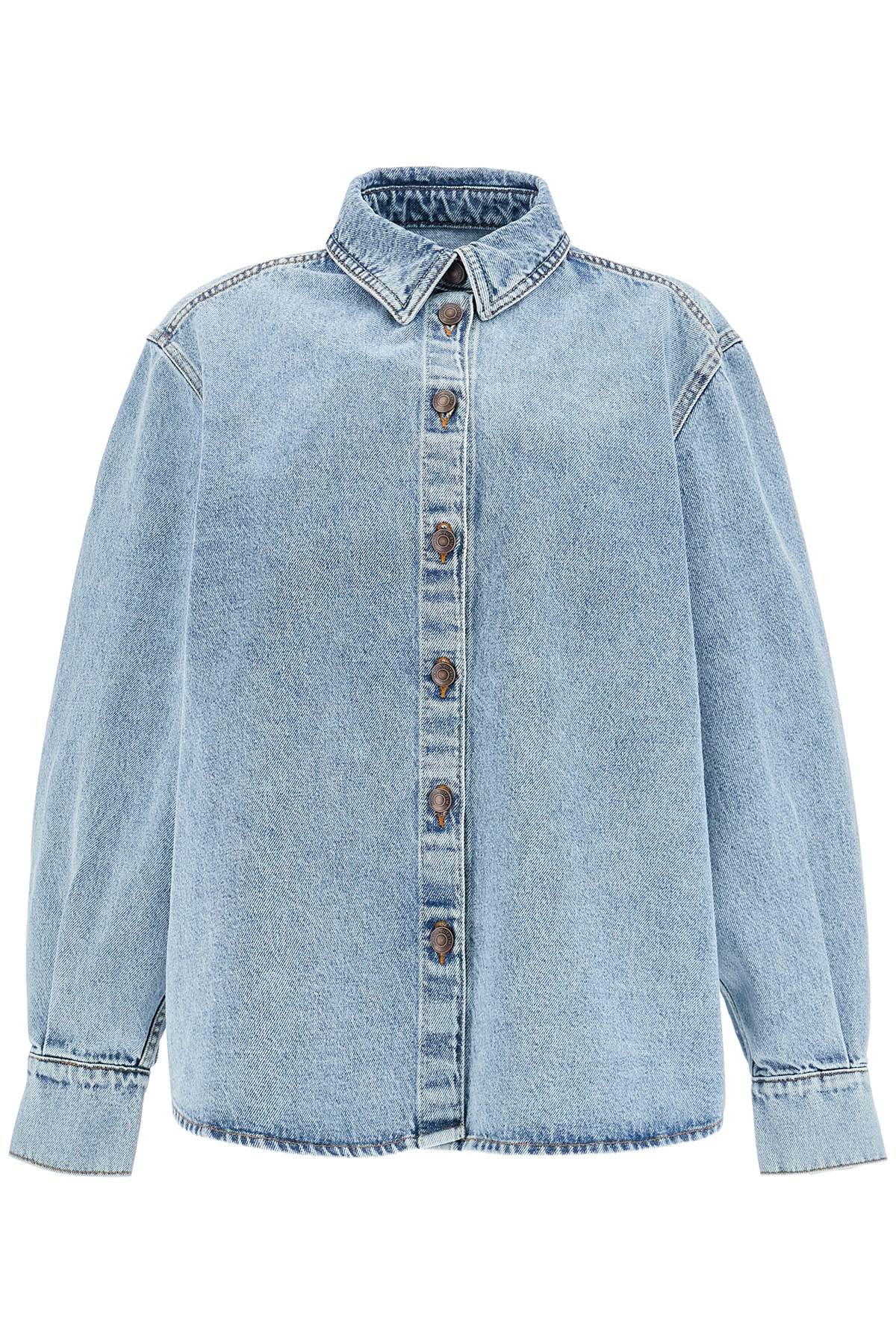 Magda Butrym-Camicia Oversize In Denim-Donna