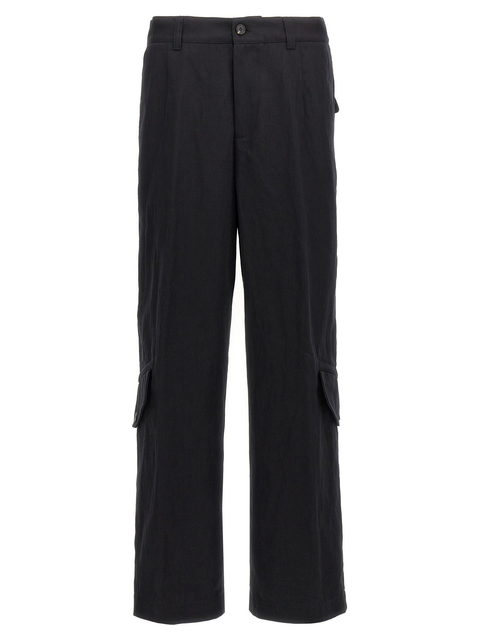 Dries Van Noten-Paxford Pantaloni Nero-Uomo