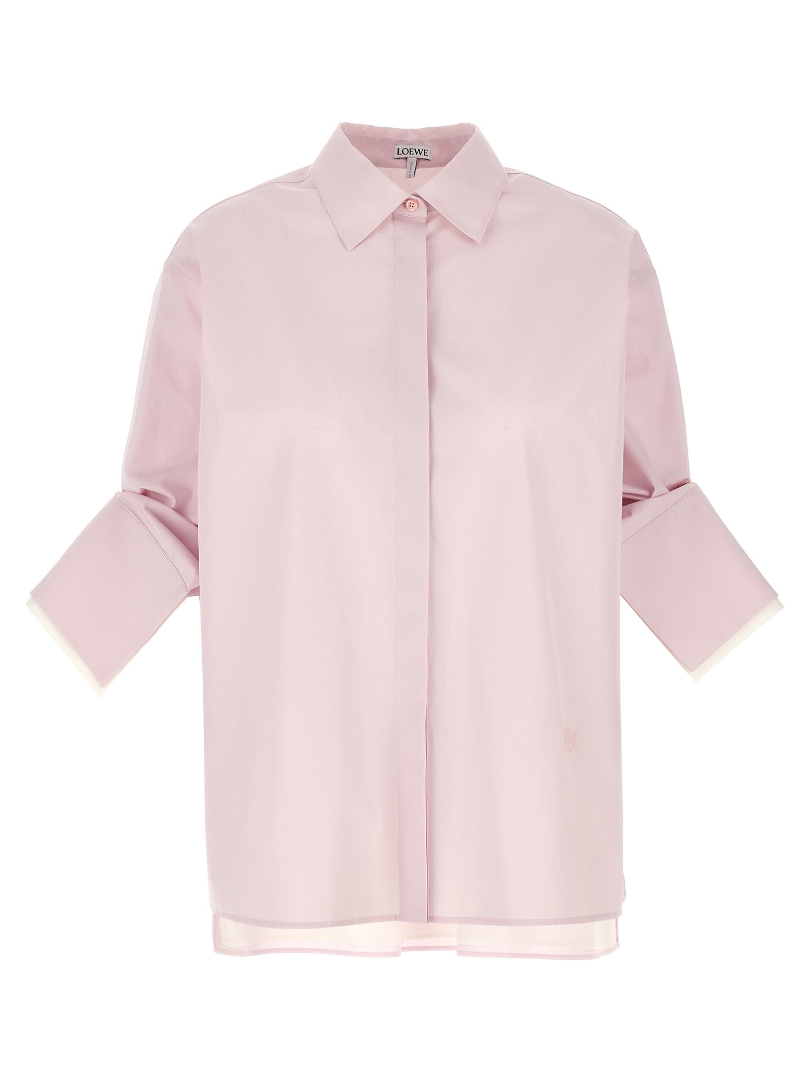 Loewe-Turn-Up Camicie Rosa-Donna