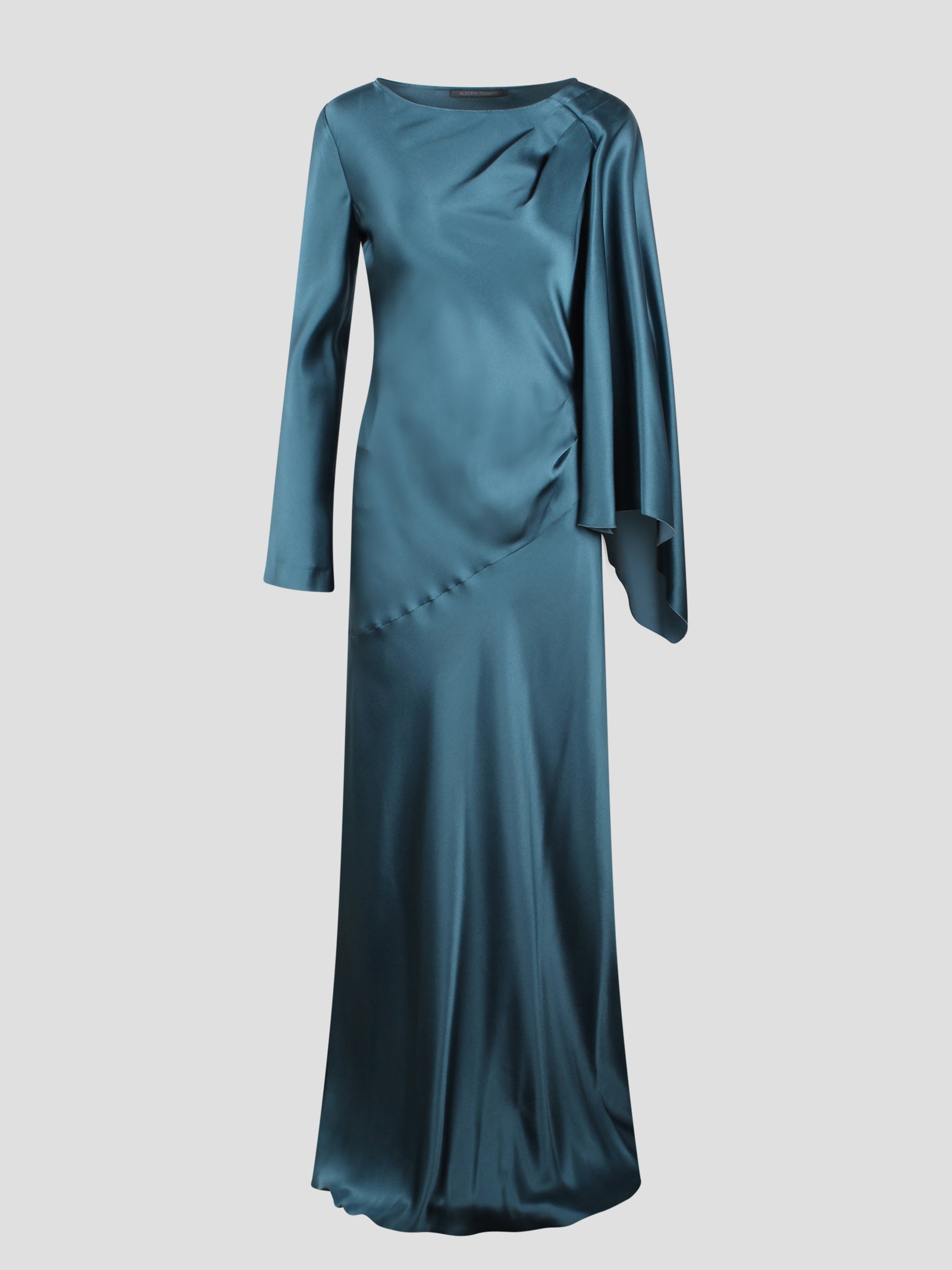 Alberta Ferretti-Satin long dress-Donna