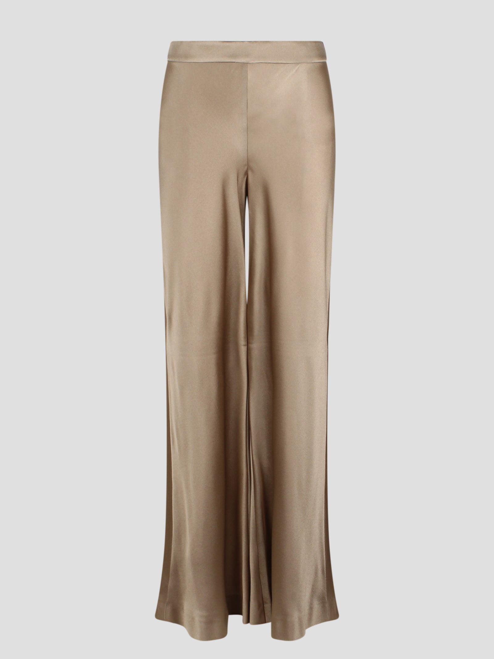 Alberta Ferretti-Satin trousers-Donna