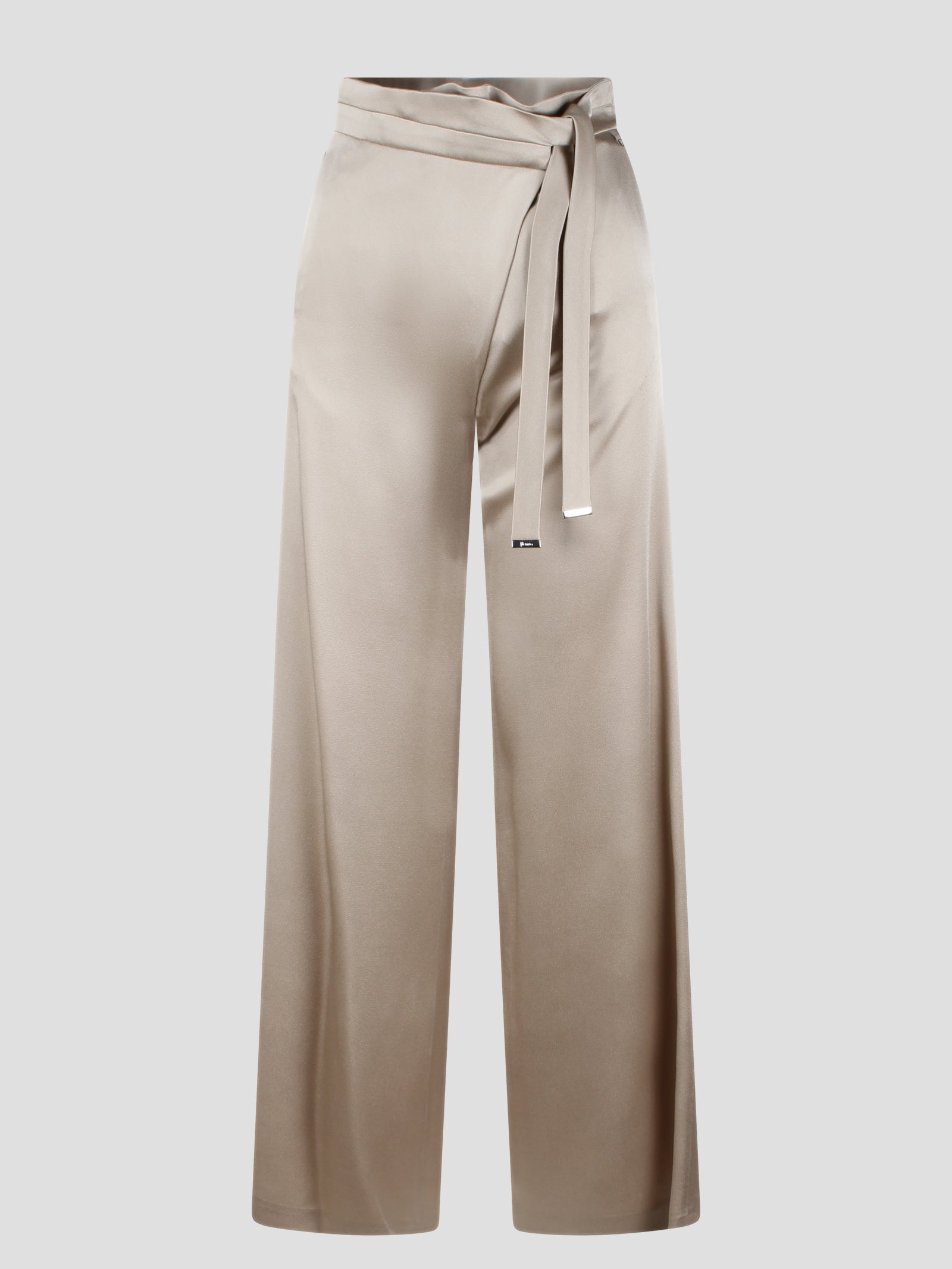 Herno-Satin fluid trousers-Donna