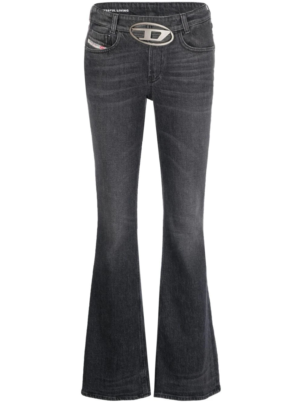 Diesel-Jeans svasati D-Ebbey a vita bassa-Donna