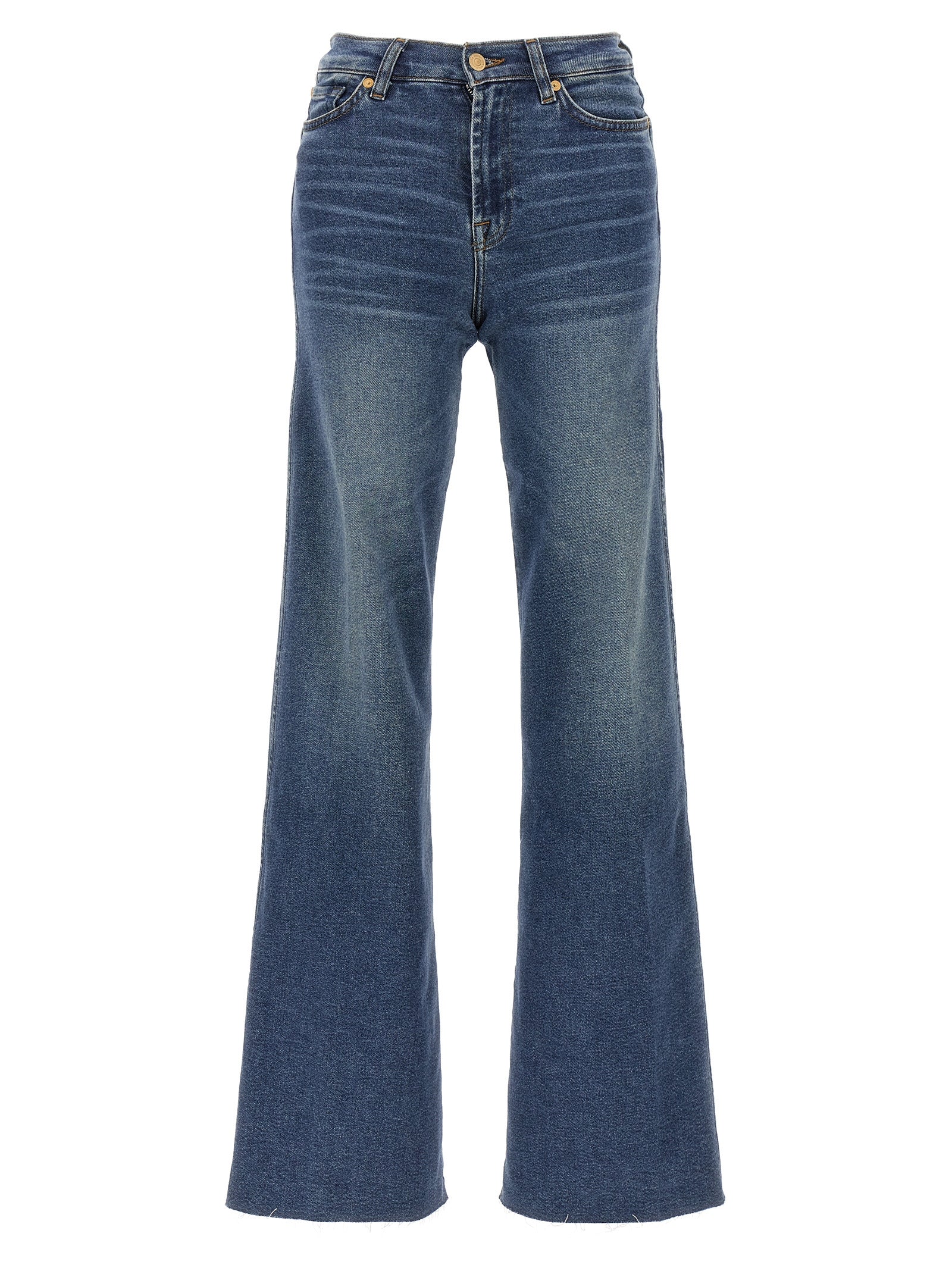 7 For All Mankind-Lotta Jeans Blu-Donna