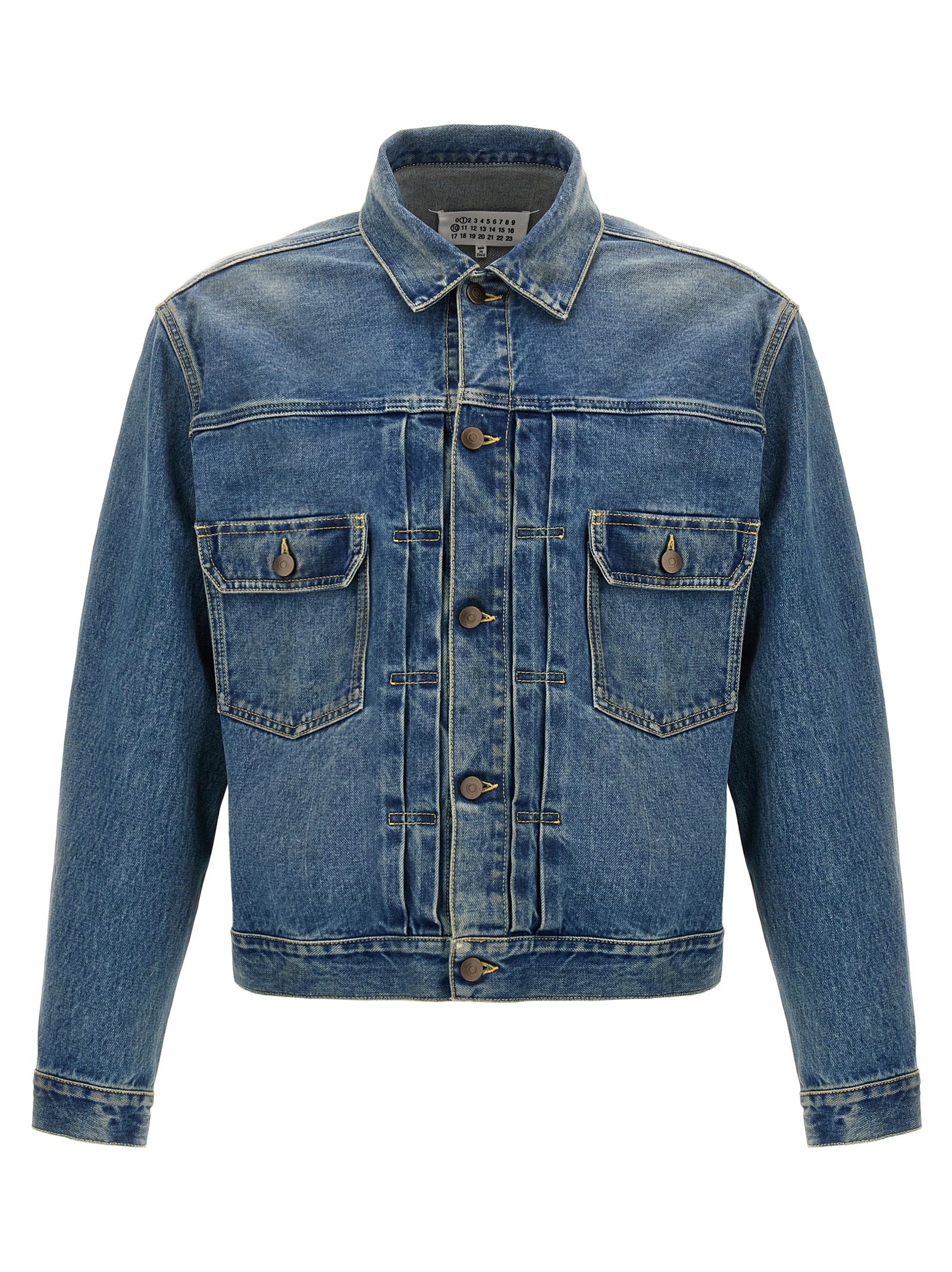 Maison Margiela-Sportsjacket Giacche Blu-Uomo