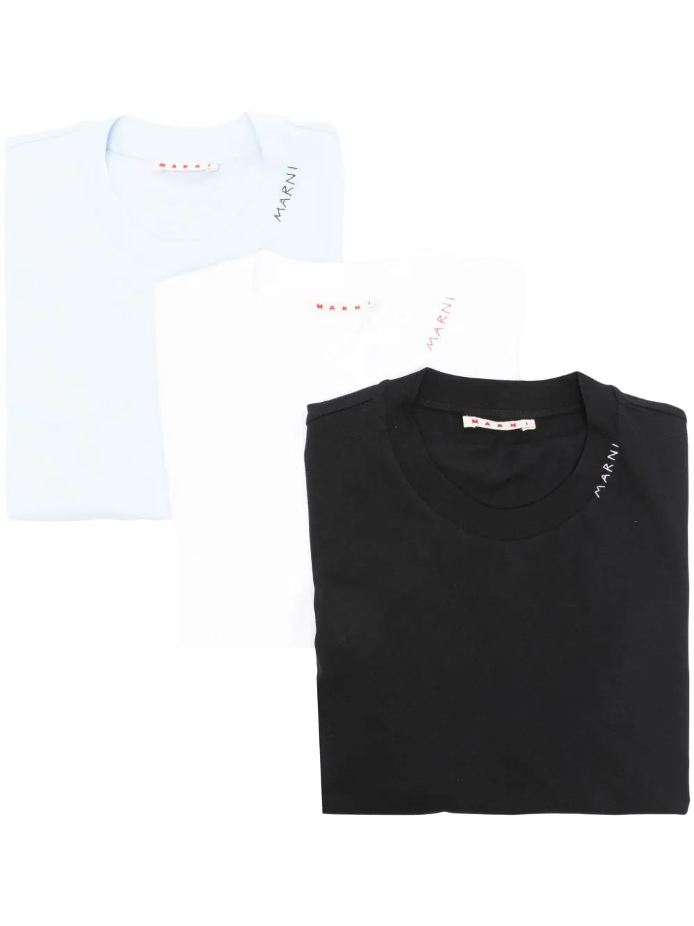 Marni-Set di 3 T-shirt con ricamo-Donna