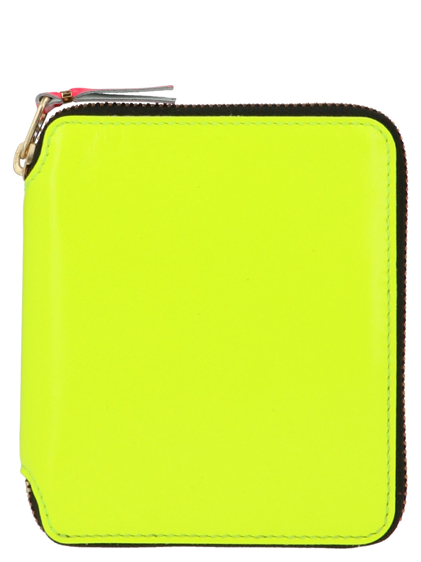 Comme Des GarçOns Wallet-Fluo Leather Line Portafogli Giallo-Donna