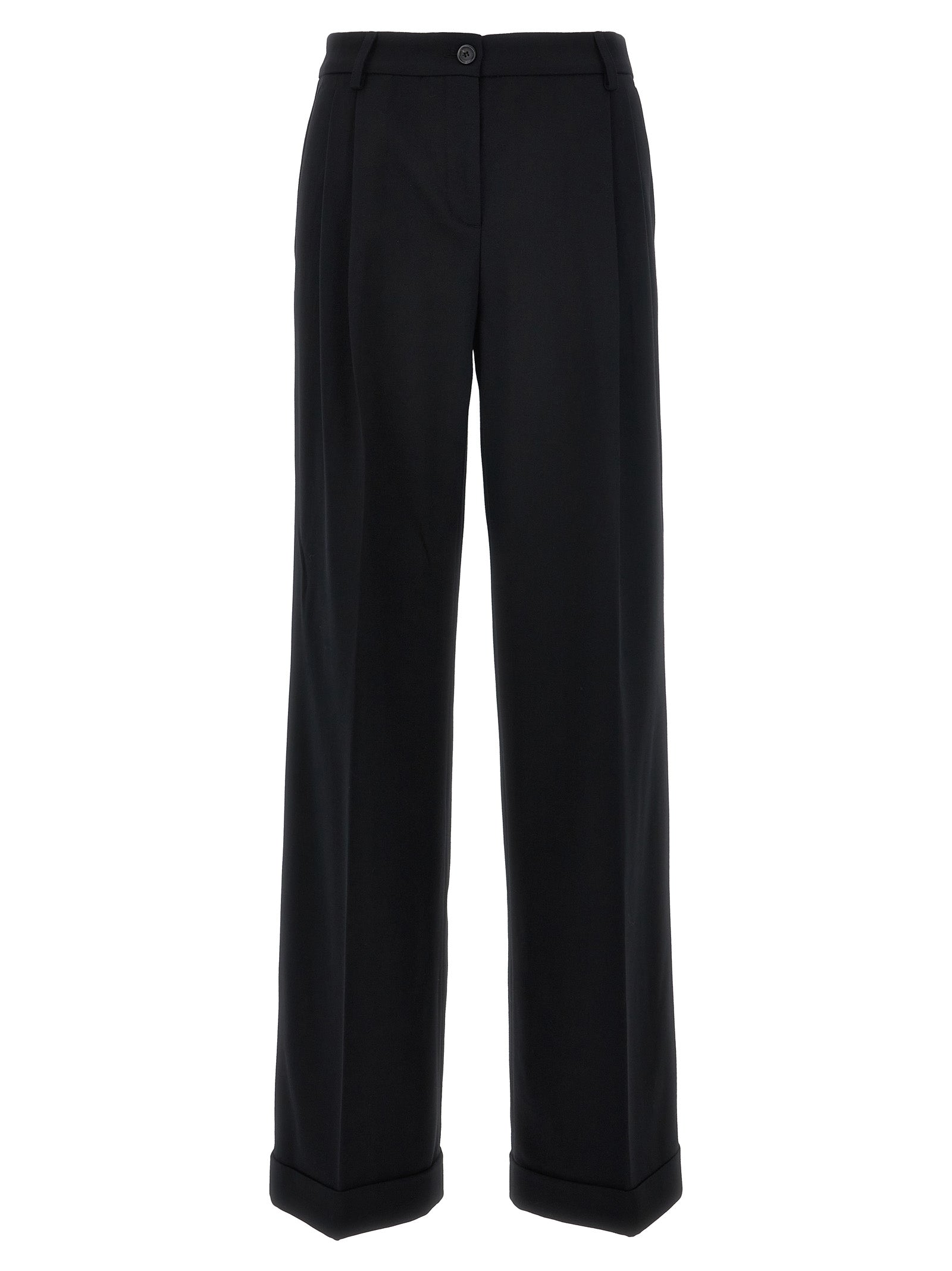 Pinko-Perù Pantaloni Nero-Donna