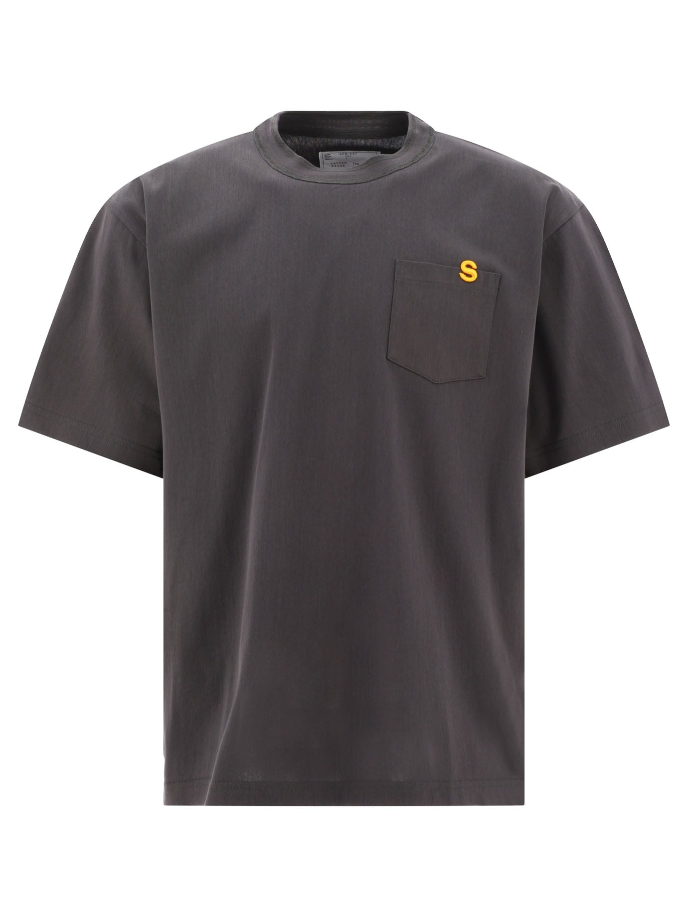 Sacai-Jersey T-Shirt T-Shirts Grey-Uomo