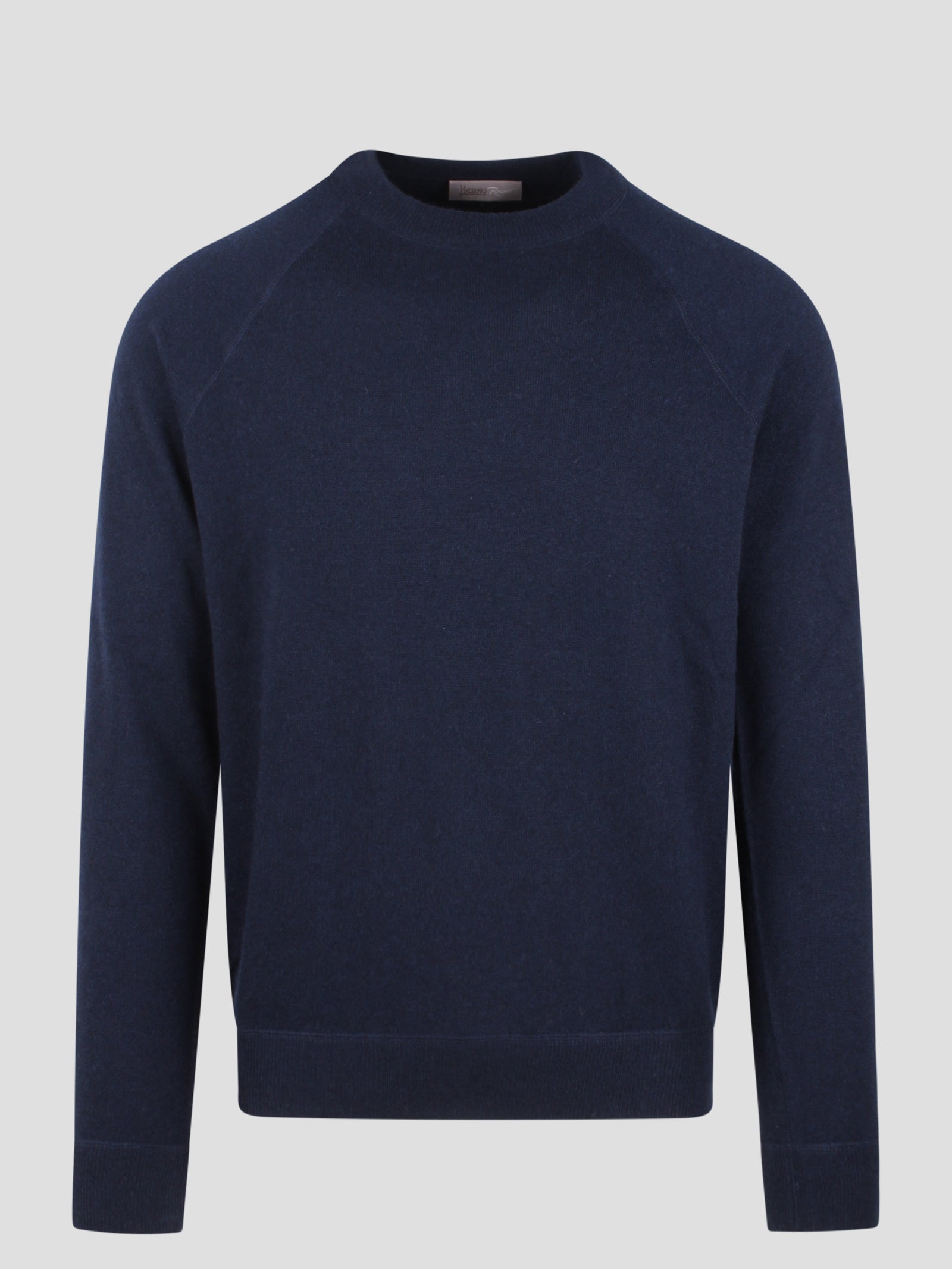 Herno-Plain cashmere resort sweater-Uomo