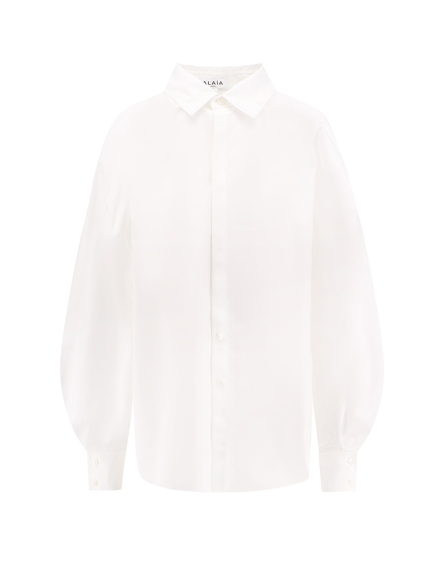 Alaïa-Camicia in cotone con dettagli cut-out-Donna