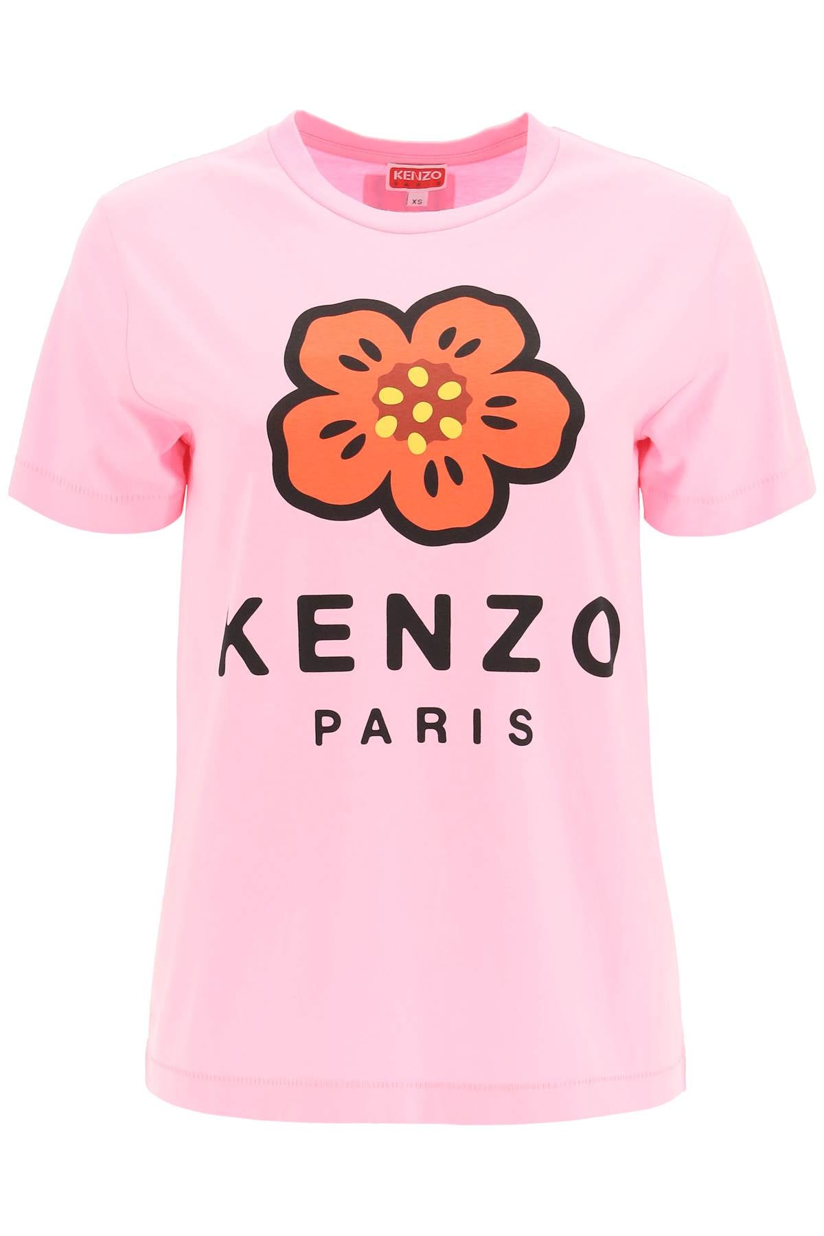 Kenzo-T Shirt Con Stampa Boke Flower-Donna