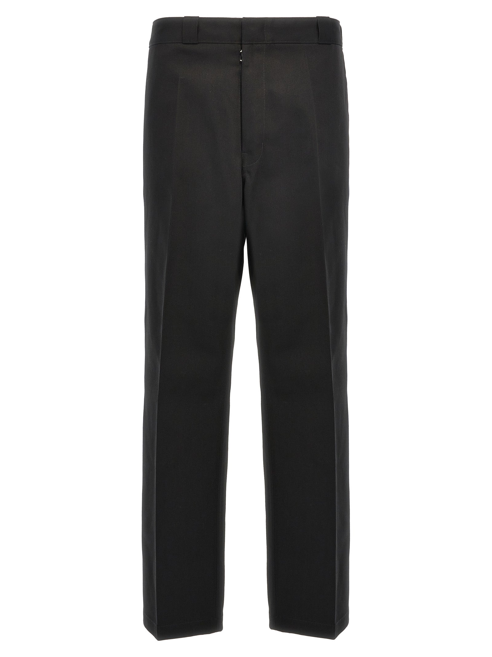 Maison Margiela-Canvas Pantaloni Nero-Uomo