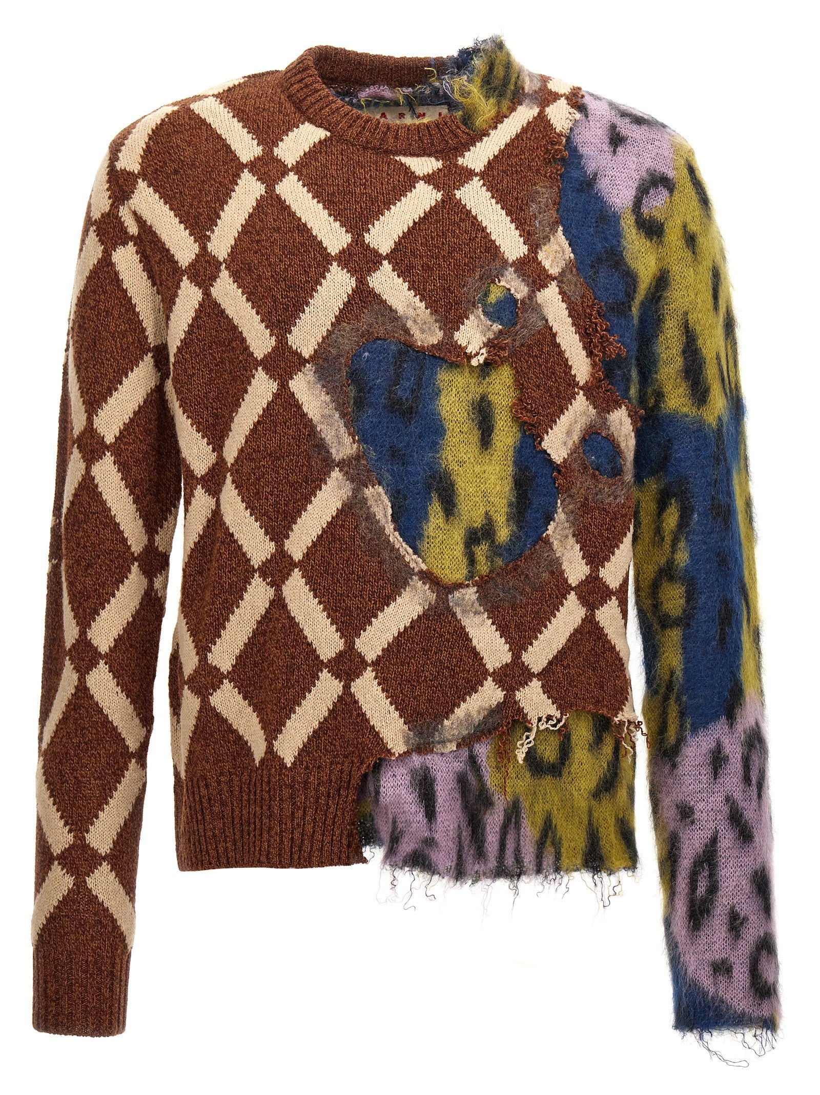 Marni-Needle Punch Two In One Maglioni Multicolor-Uomo