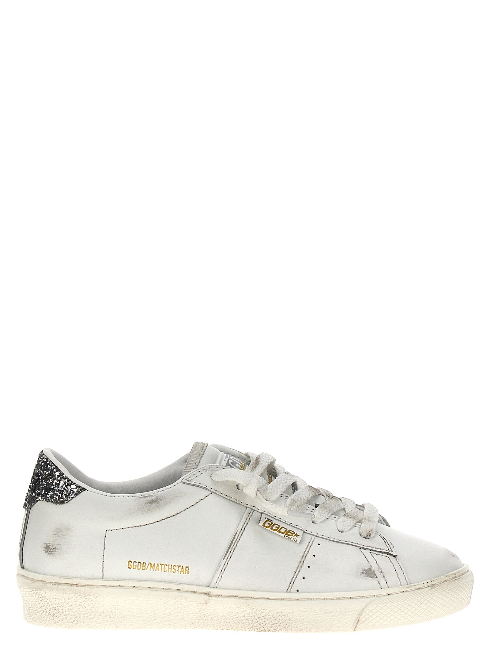 Golden Goose-Matchstar Sneakers Bianco-Donna