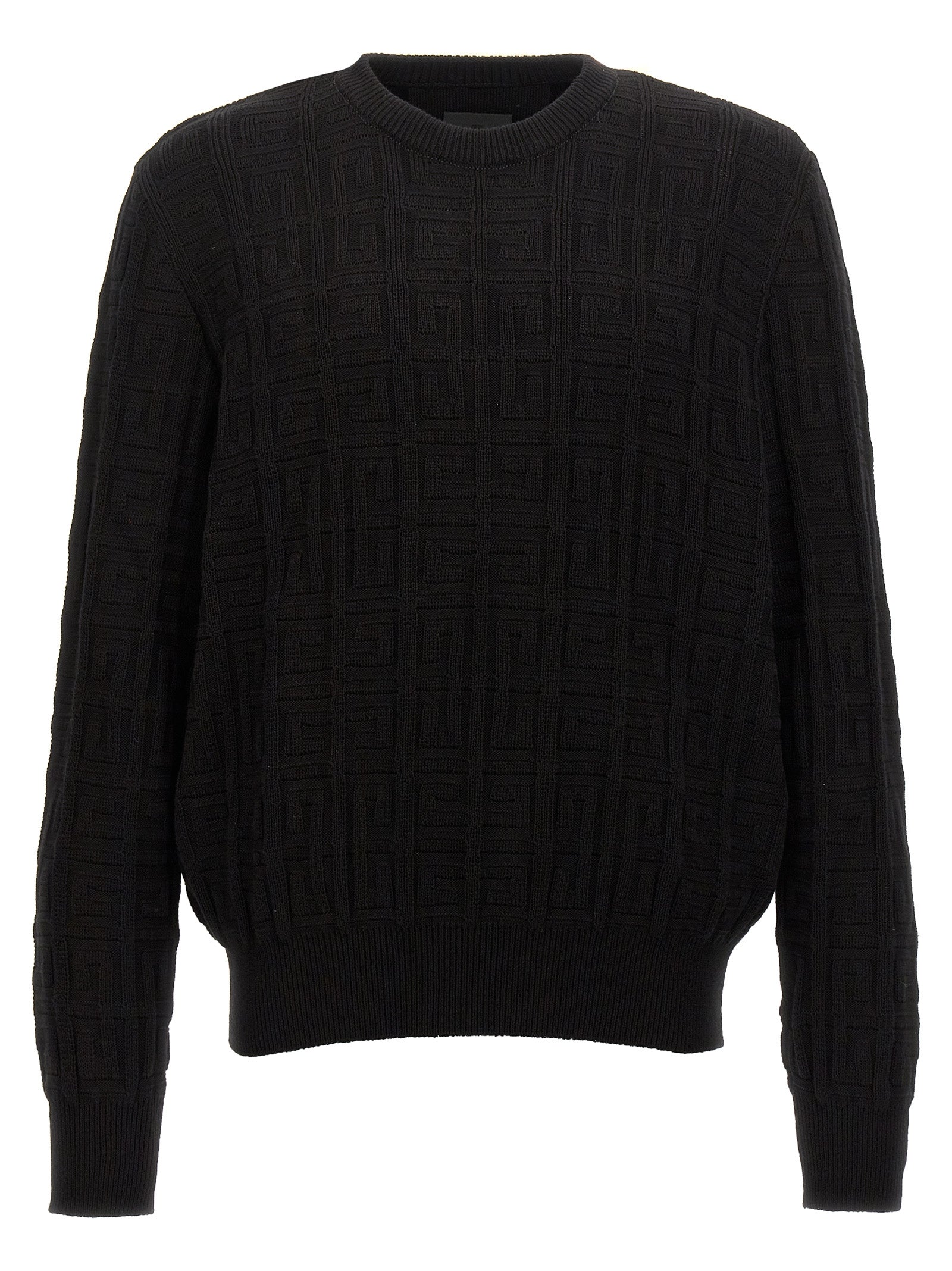 Givenchy-Logo Sweater Felpe Nero-Uomo