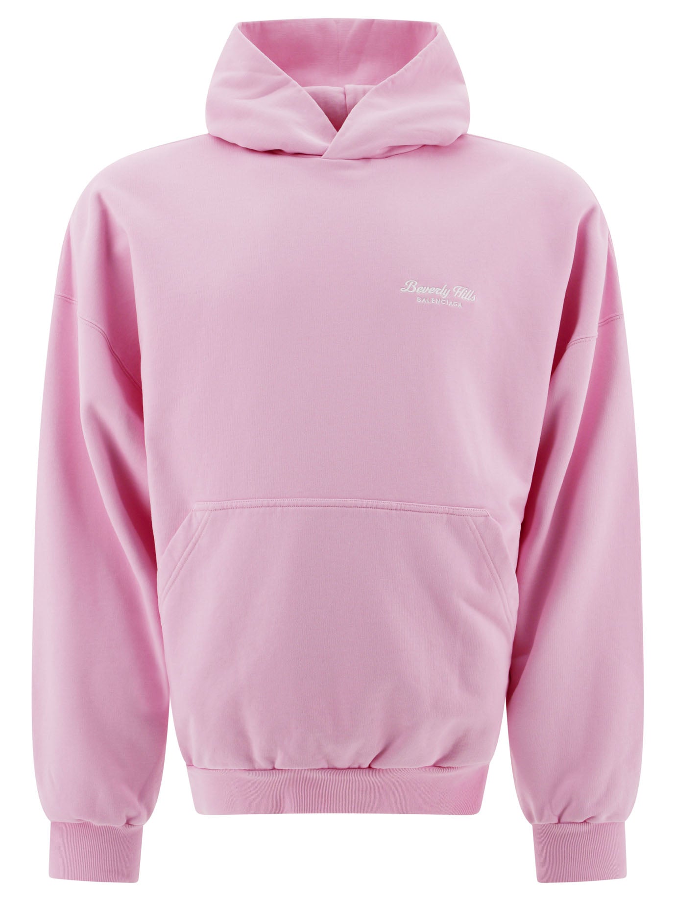 Balenciaga-Beverly Hills Oversize Sweatshirts Rosa-Uomo