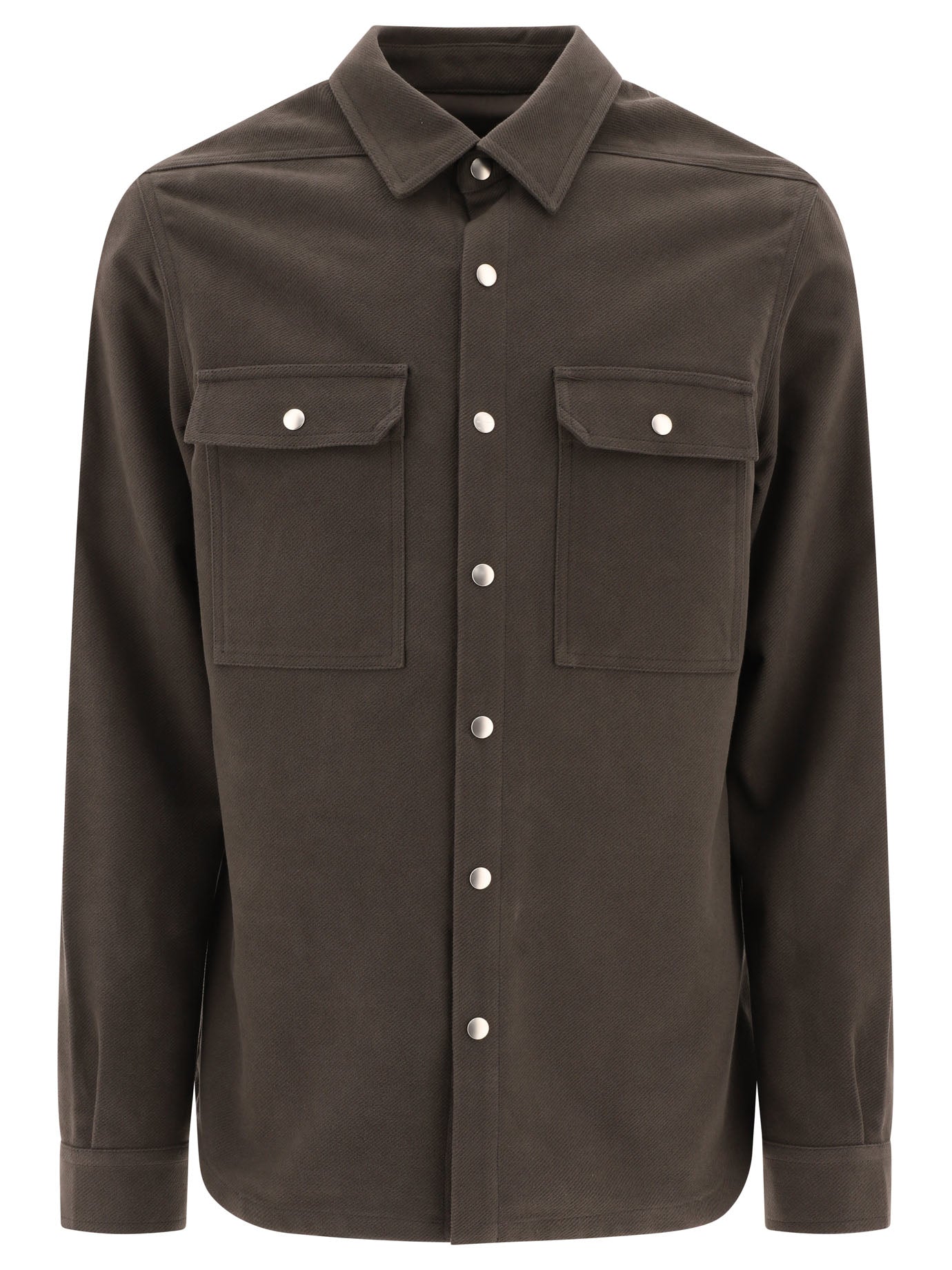 Rick Owens-Denim Jacket Giacche Grey-Uomo