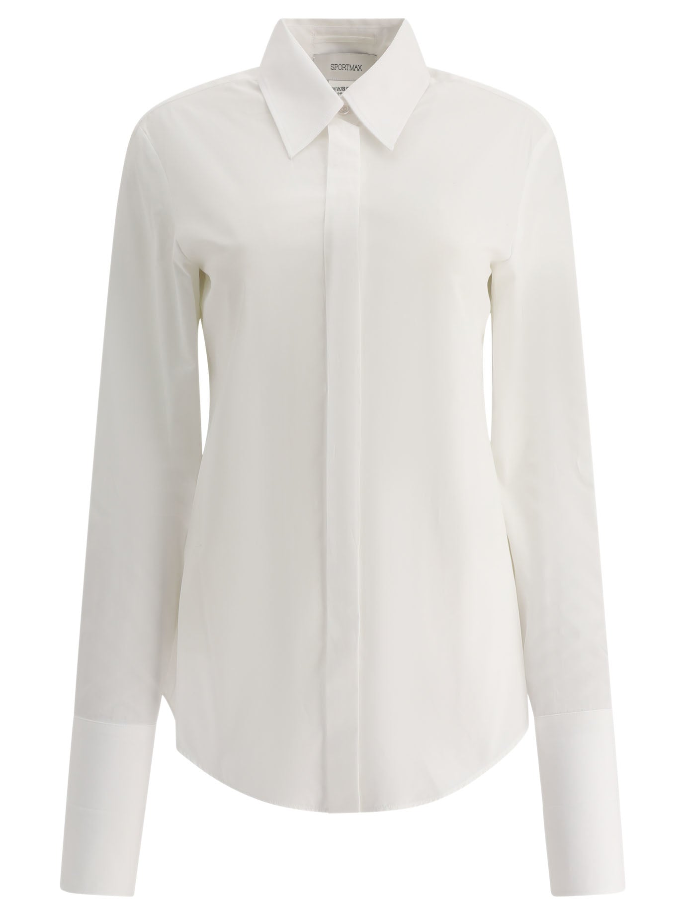 Max Mara Sportmax-Oste Shirts Bianco-Donna