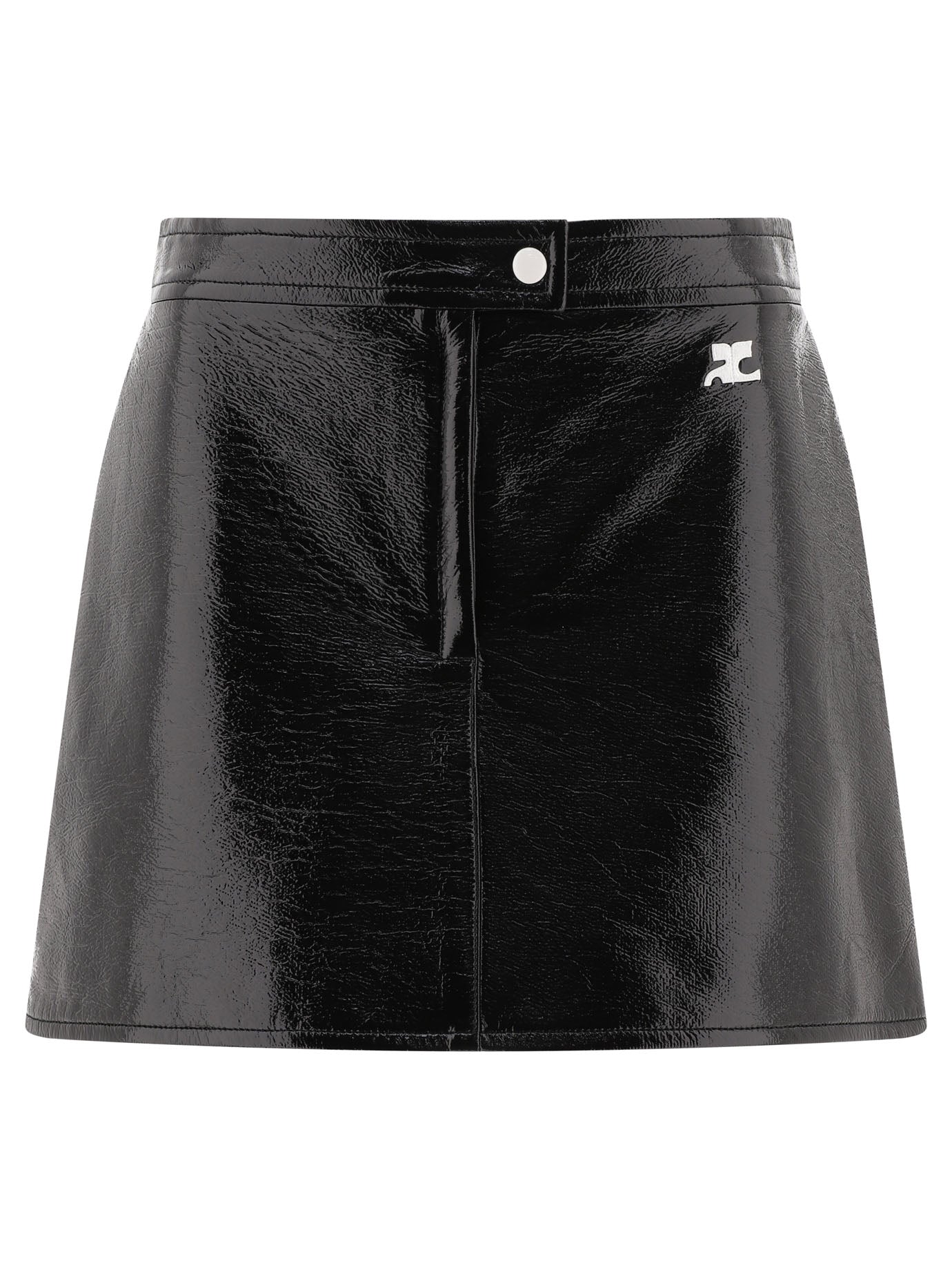 CourrèGes-Reedition Vinyl Gonne Nero-Donna