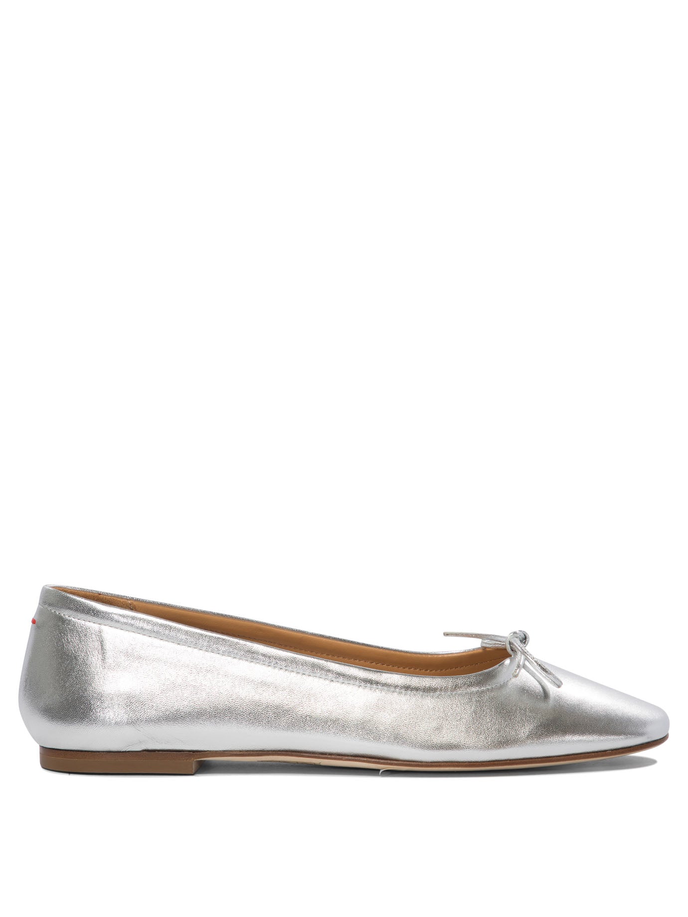 Aeyde-Delfina Ballerinas Silver-Donna