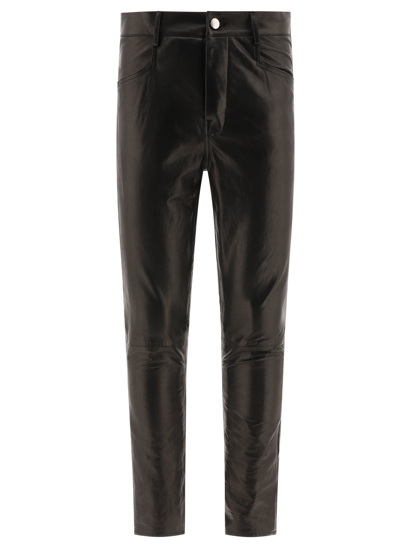 Rick Owens-Tyrone Trousers Nero-Uomo