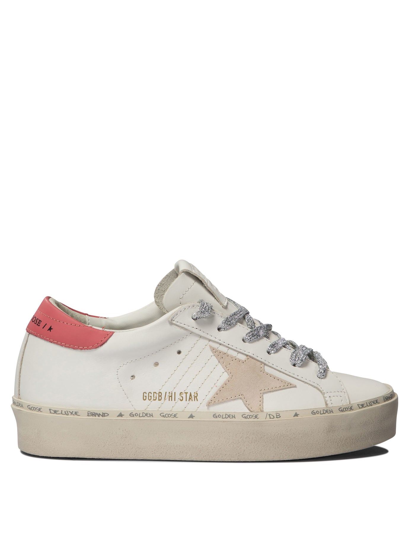 Golden Goose-Hi Star Sneakers & Slip-On Bianco-Donna