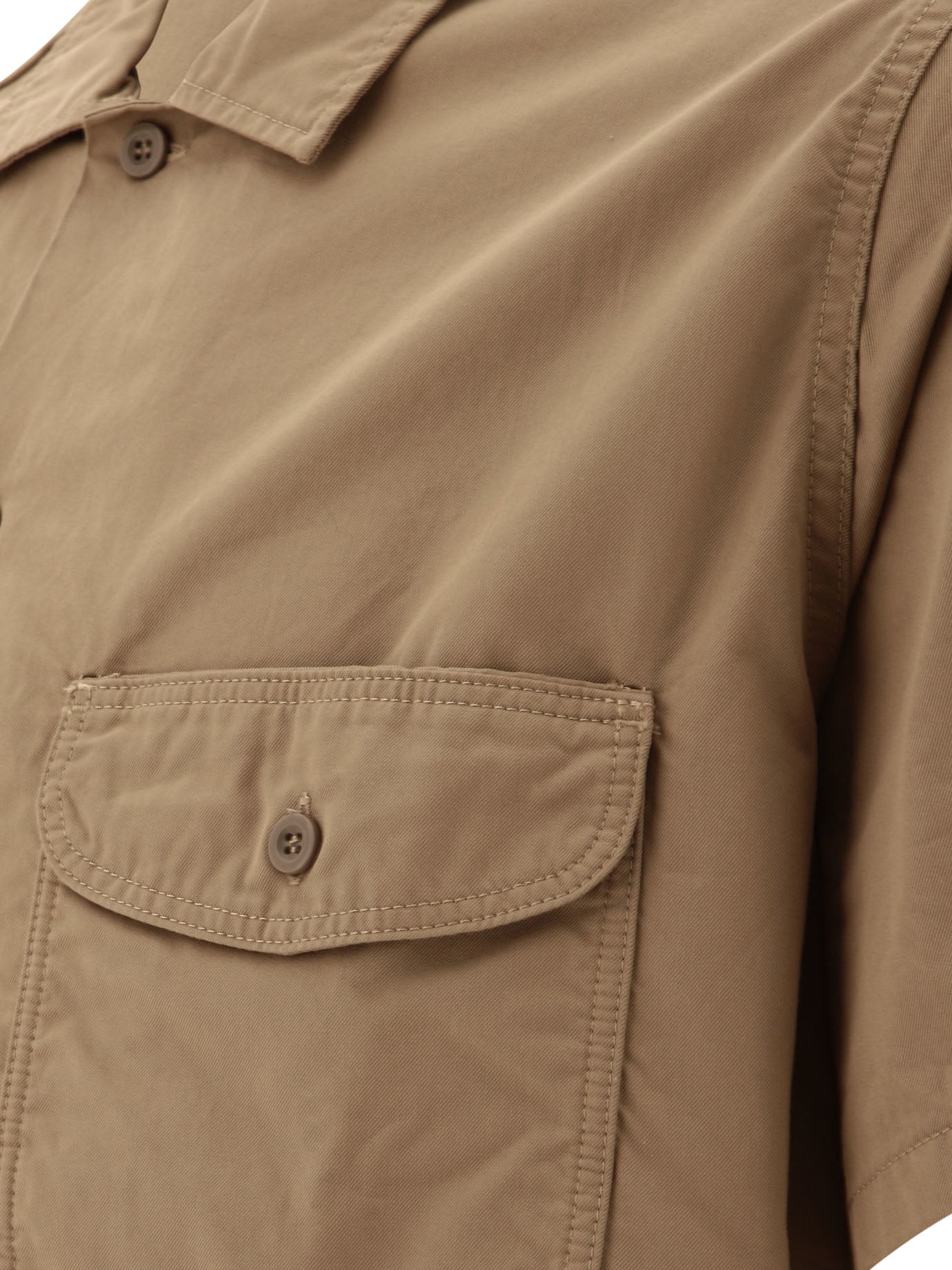 Beams Plus-Work Shirt Shirts Beige-Uomo