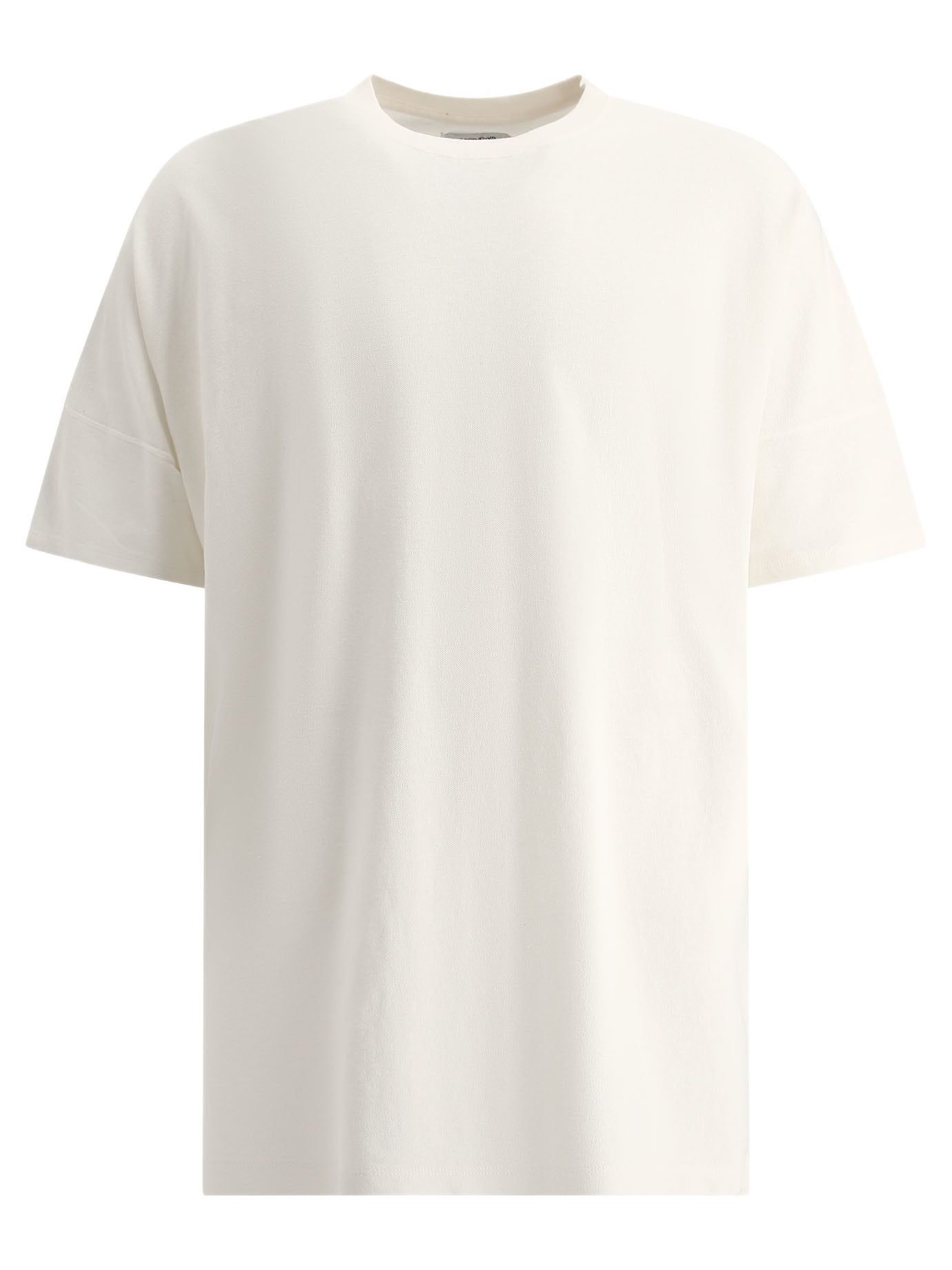 Nonnative-Pique T-Shirt T-Shirts Bianco-Uomo