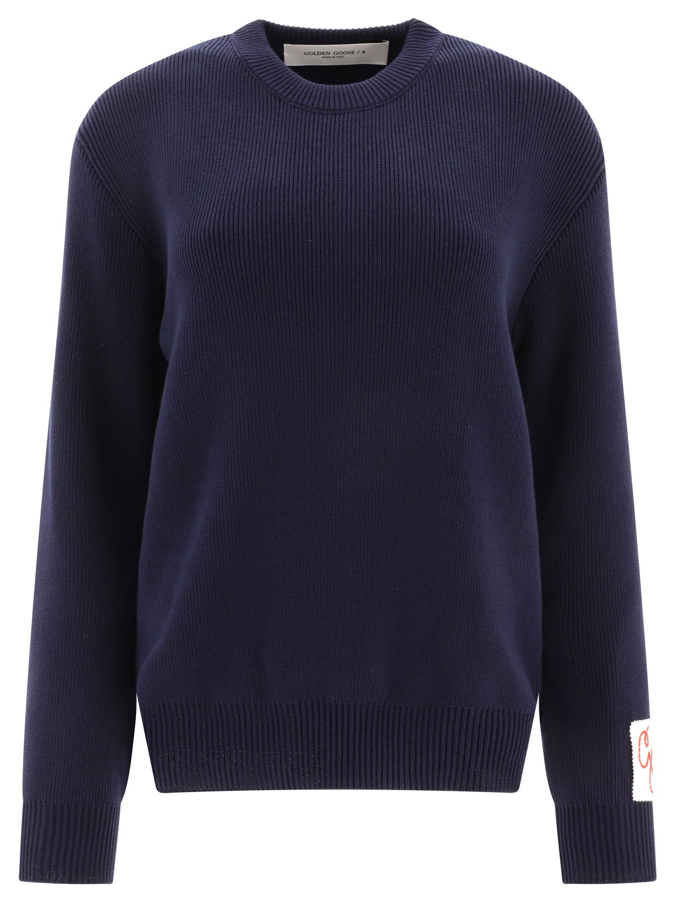 Golden Goose-Dany Knitwear Blu-Donna