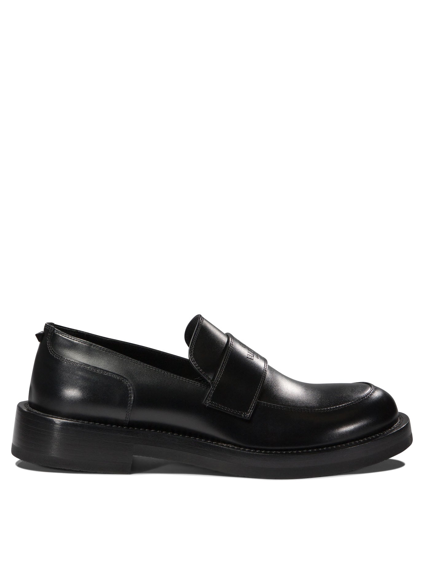 Valentino Garavani-Rockstud Essential Loafers & Slippers Nero-Uomo