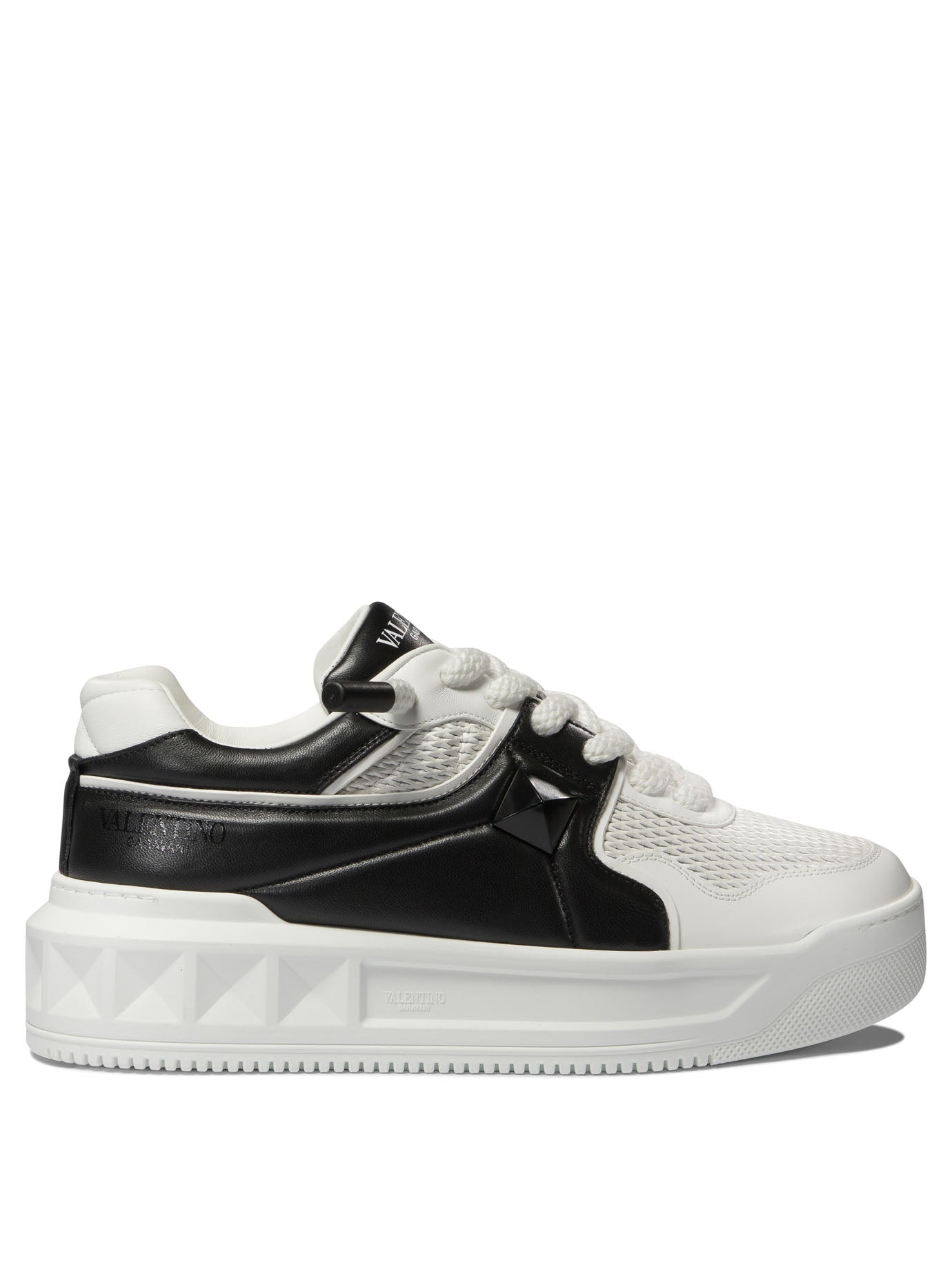 Valentino Garavani-One Stud Xl Sneakers & Slip-On Nero-Uomo