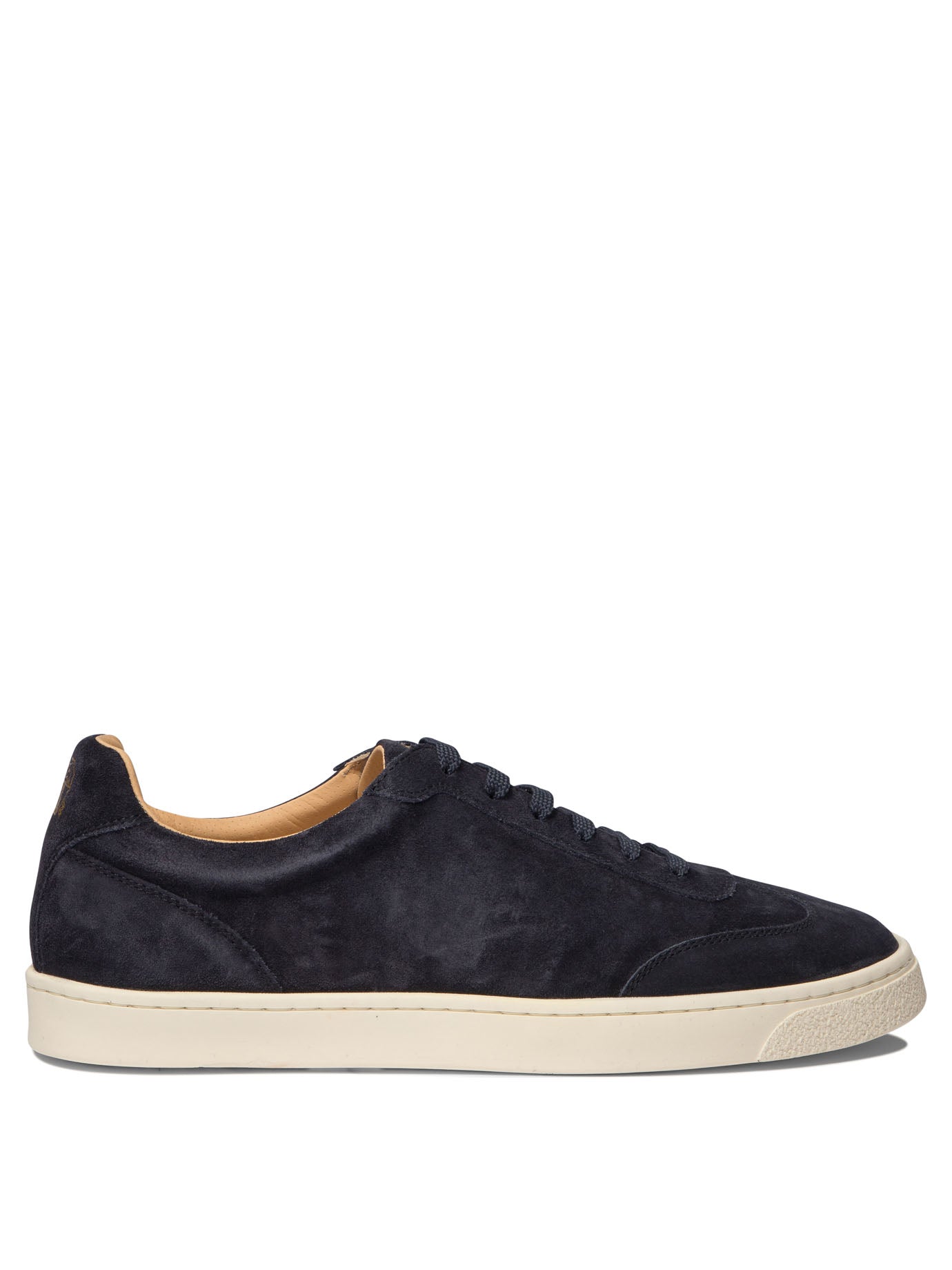 Brunello Cucinelli-Suede Sneakers Sneakers & Slip-On Blu-Uomo