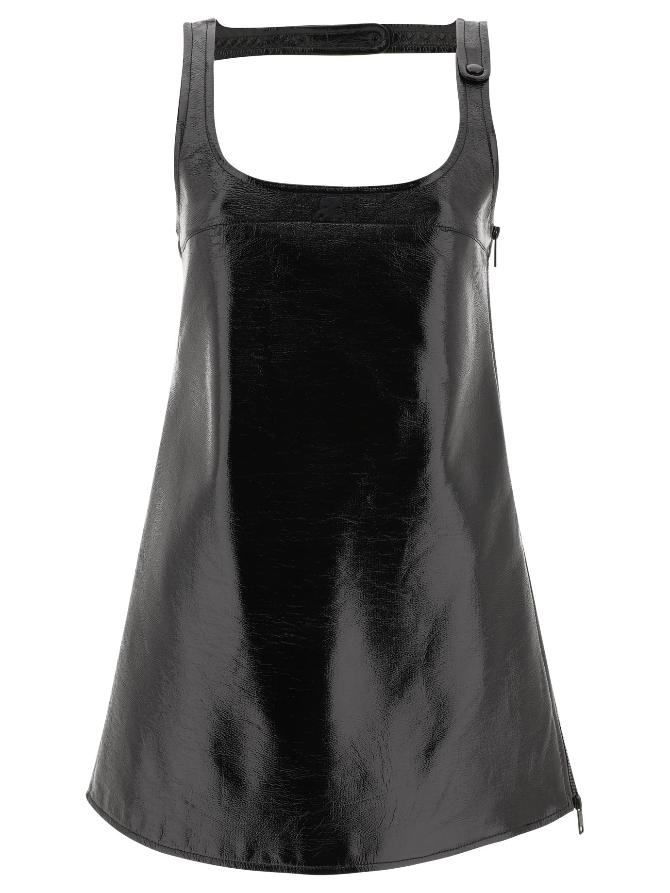 CourrèGes-Reedition Vinyl Abiti Nero-Donna