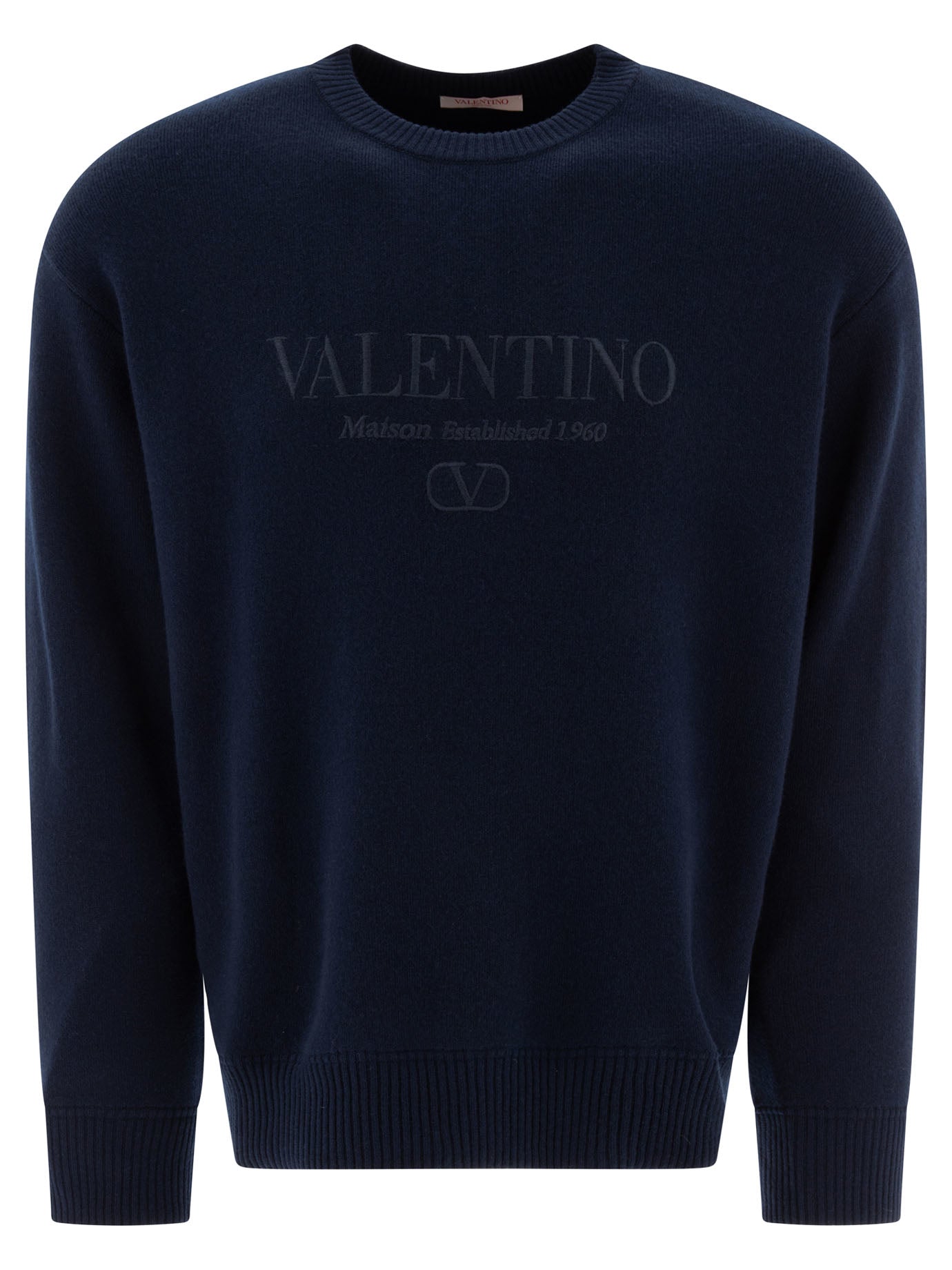 Valentino-Knitwear Blu-Uomo