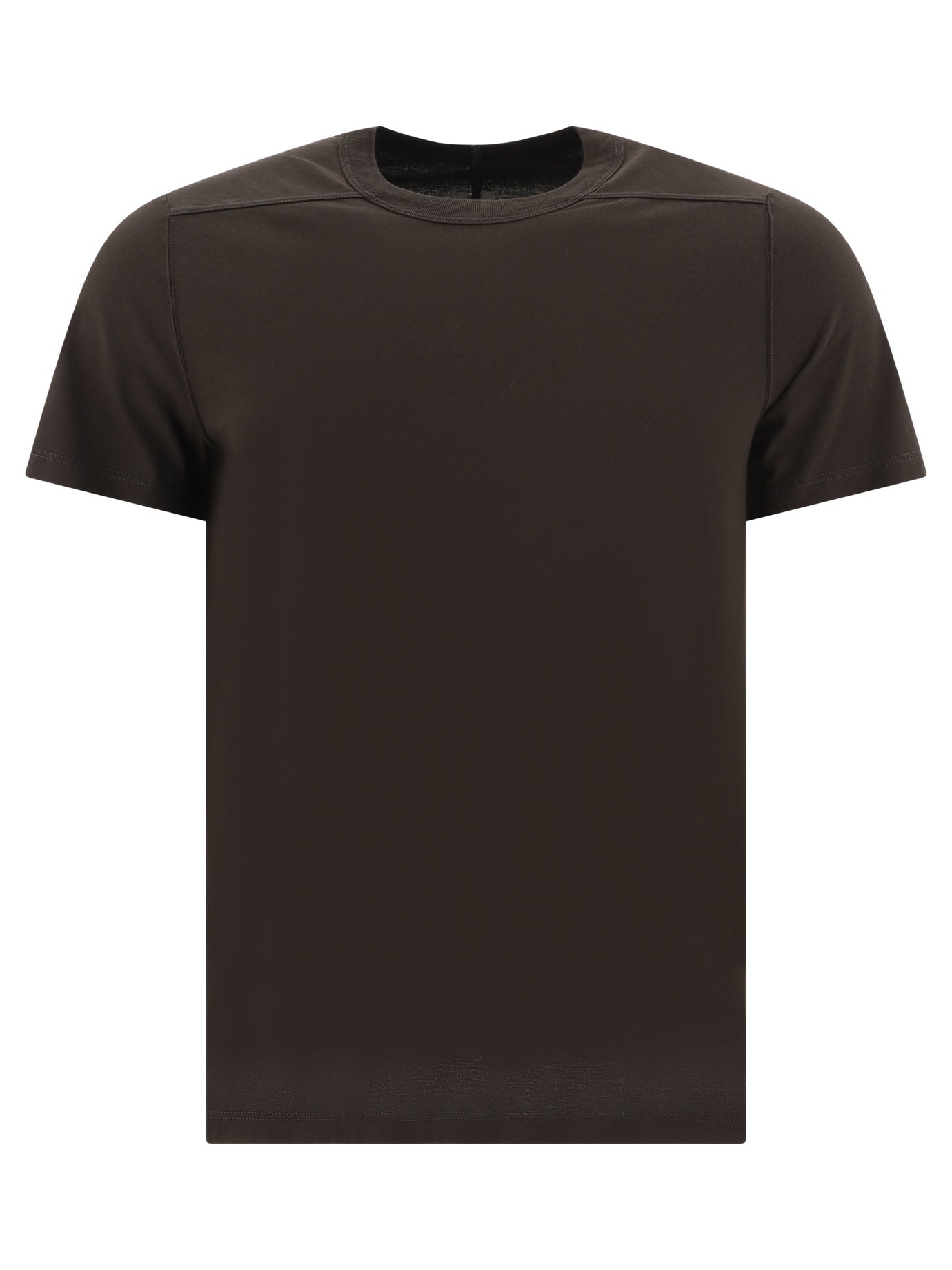 Rick Owens-Level T-Shirts Marrone-Uomo