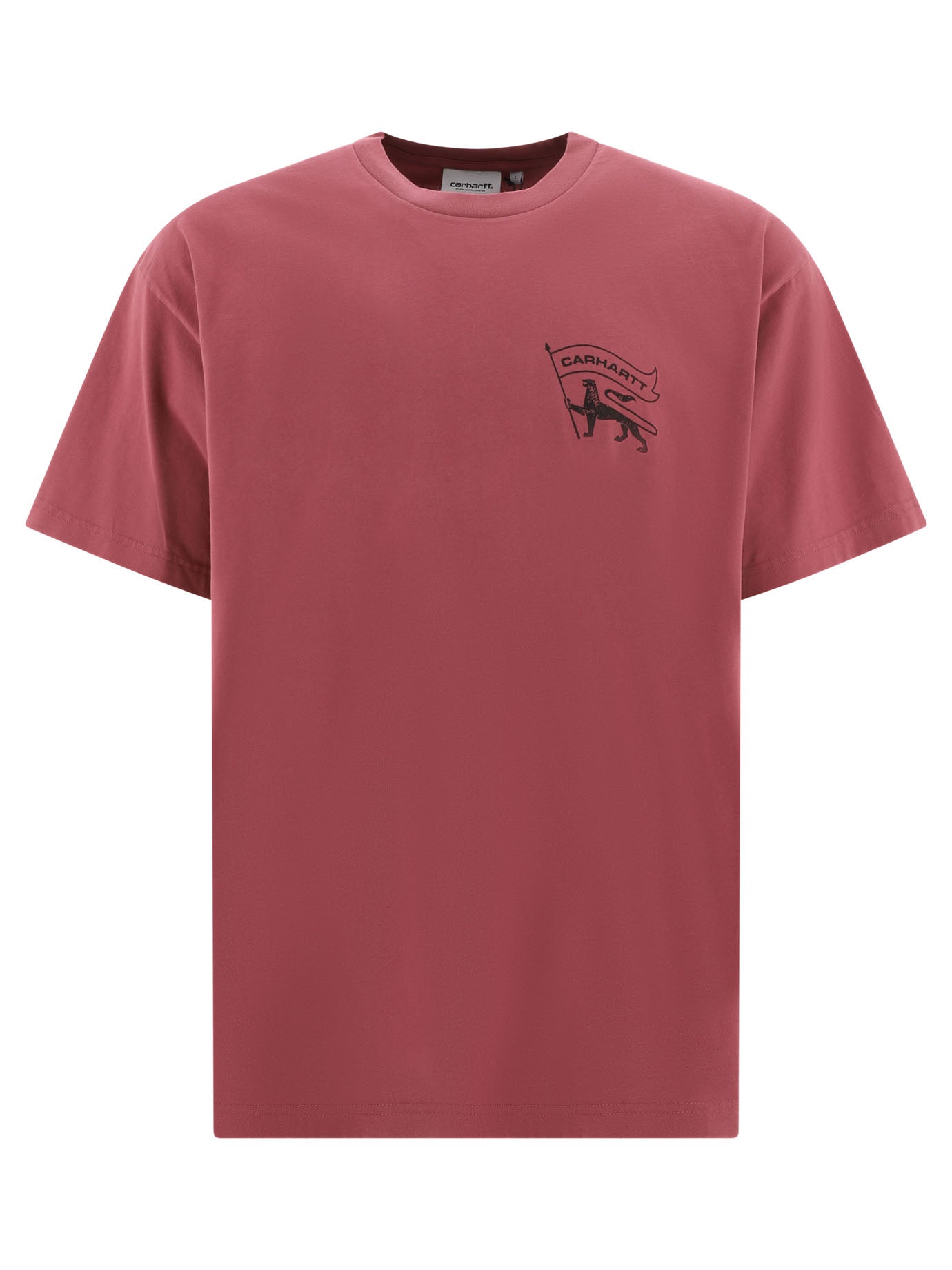 Carhartt Wip-Stamp T-Shirts Fucsia-Uomo