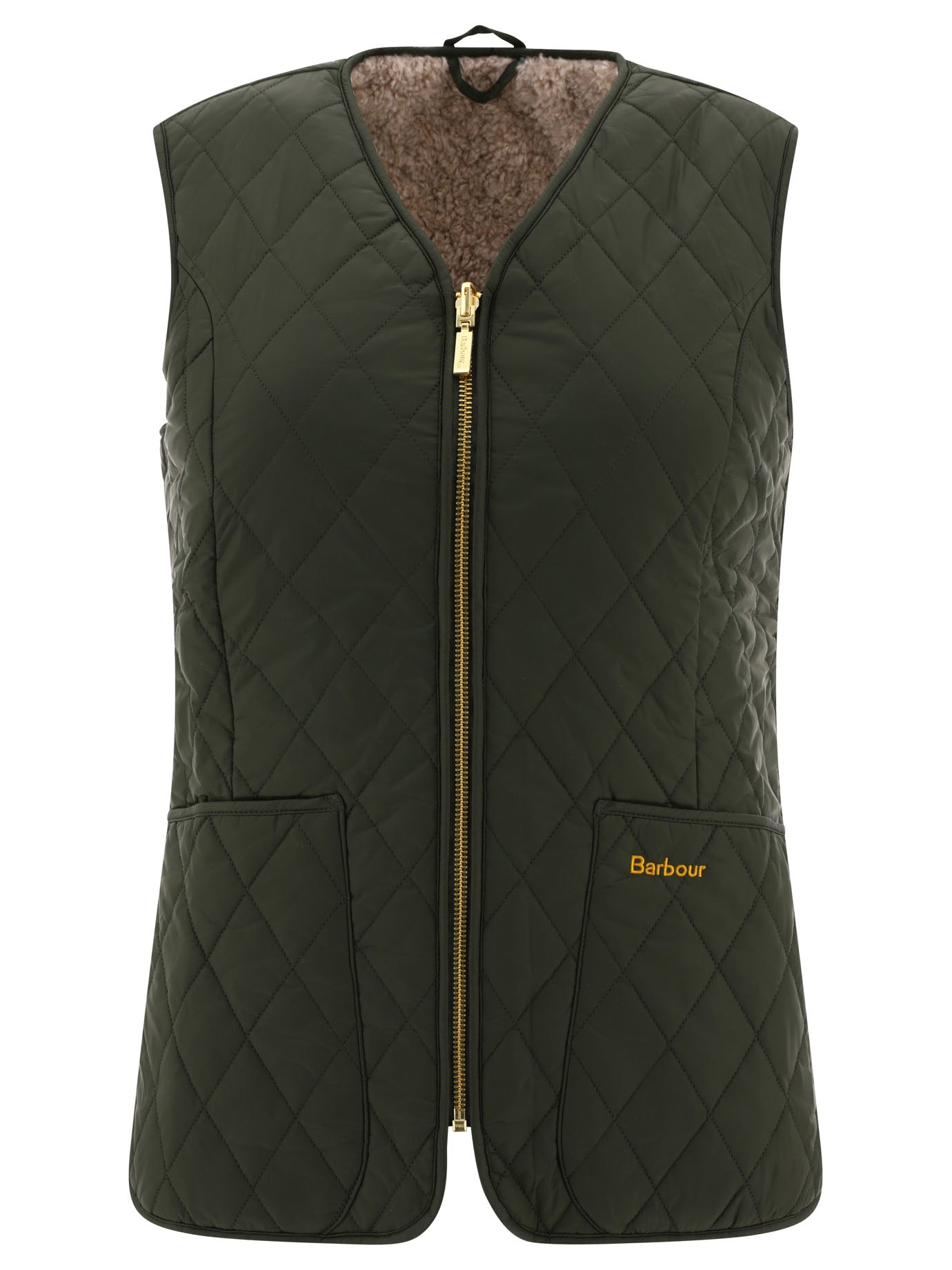 Barbour-Markenfield Liner Giacche Verde-Donna