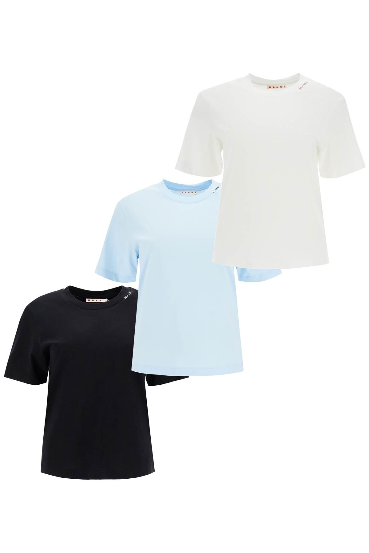 Marni-Tripack T Shirt In Cotone Organico-Donna