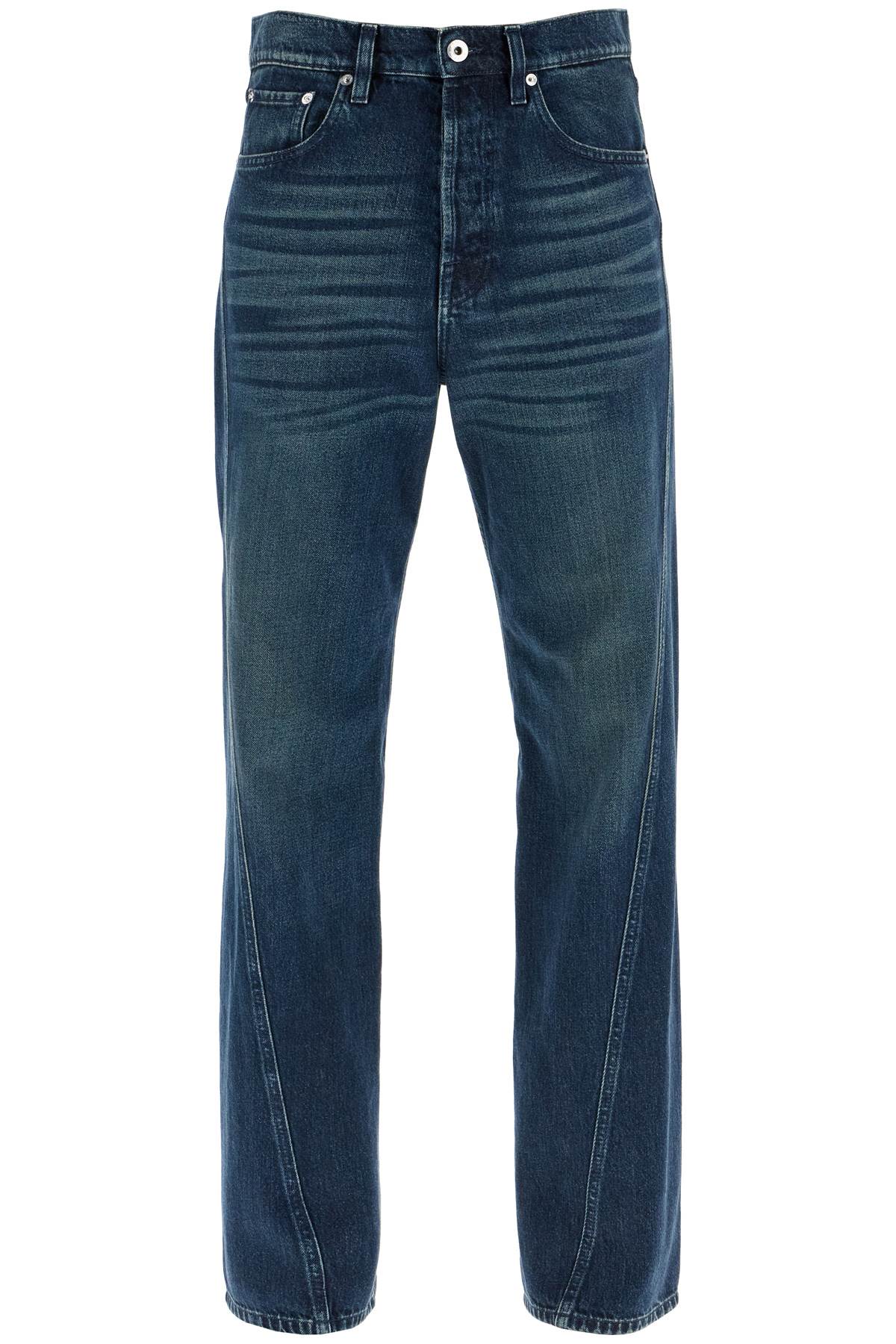 Lanvin-Jeans Con Cuciture Ritorte-Uomo